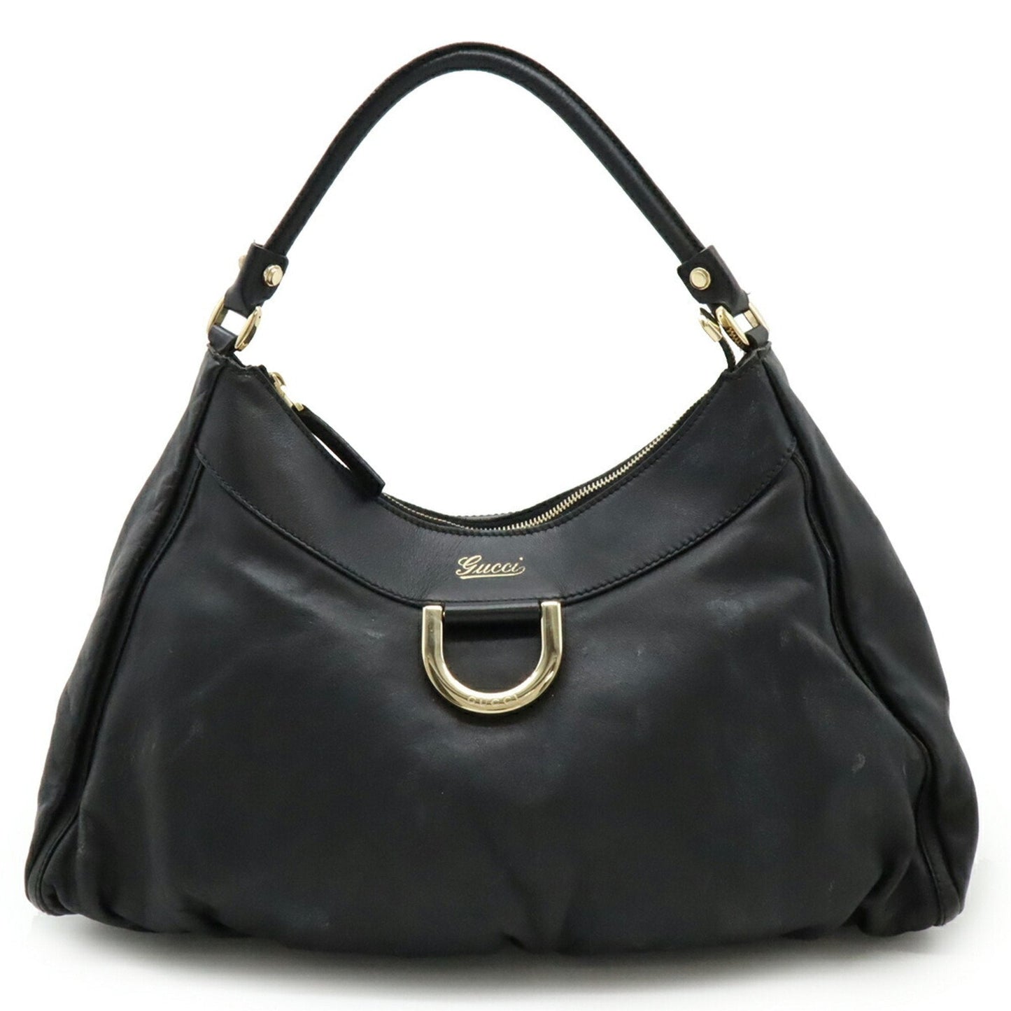 Gucci Abbey Black Leather Shoulder Bag ()