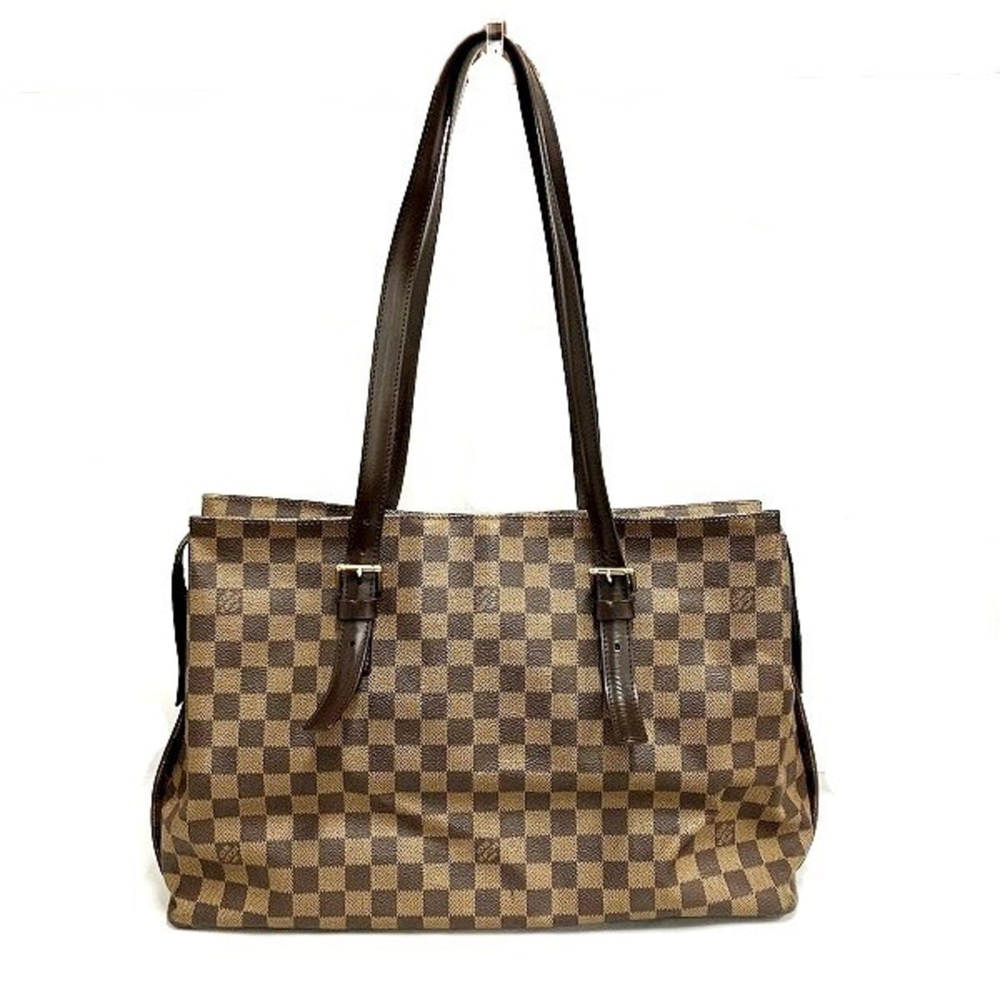 Louis Vuitton Brown Damier Canvas Shoulder Bag Tote Bag ()