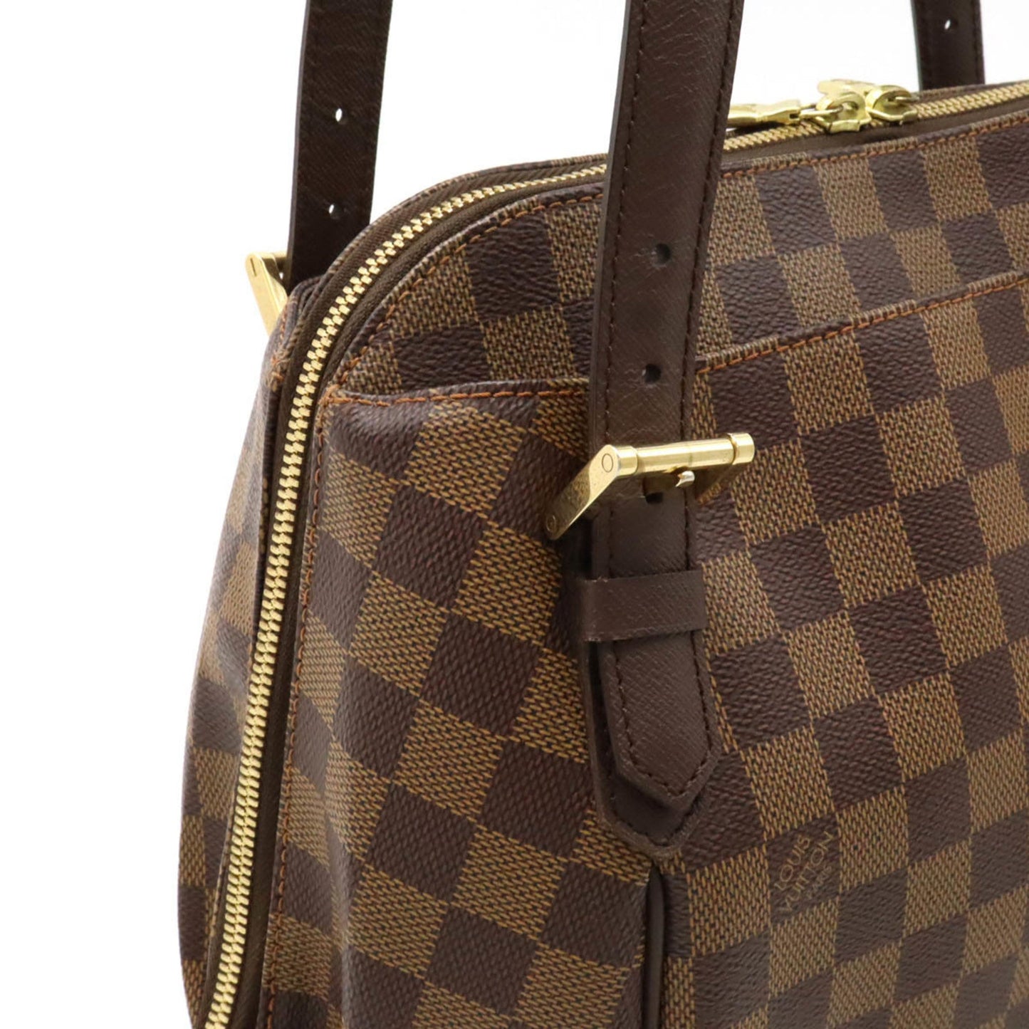 Louis Vuitton Brown Damier Canvas Pvc Handbag Shoulder Bag Tote Bag