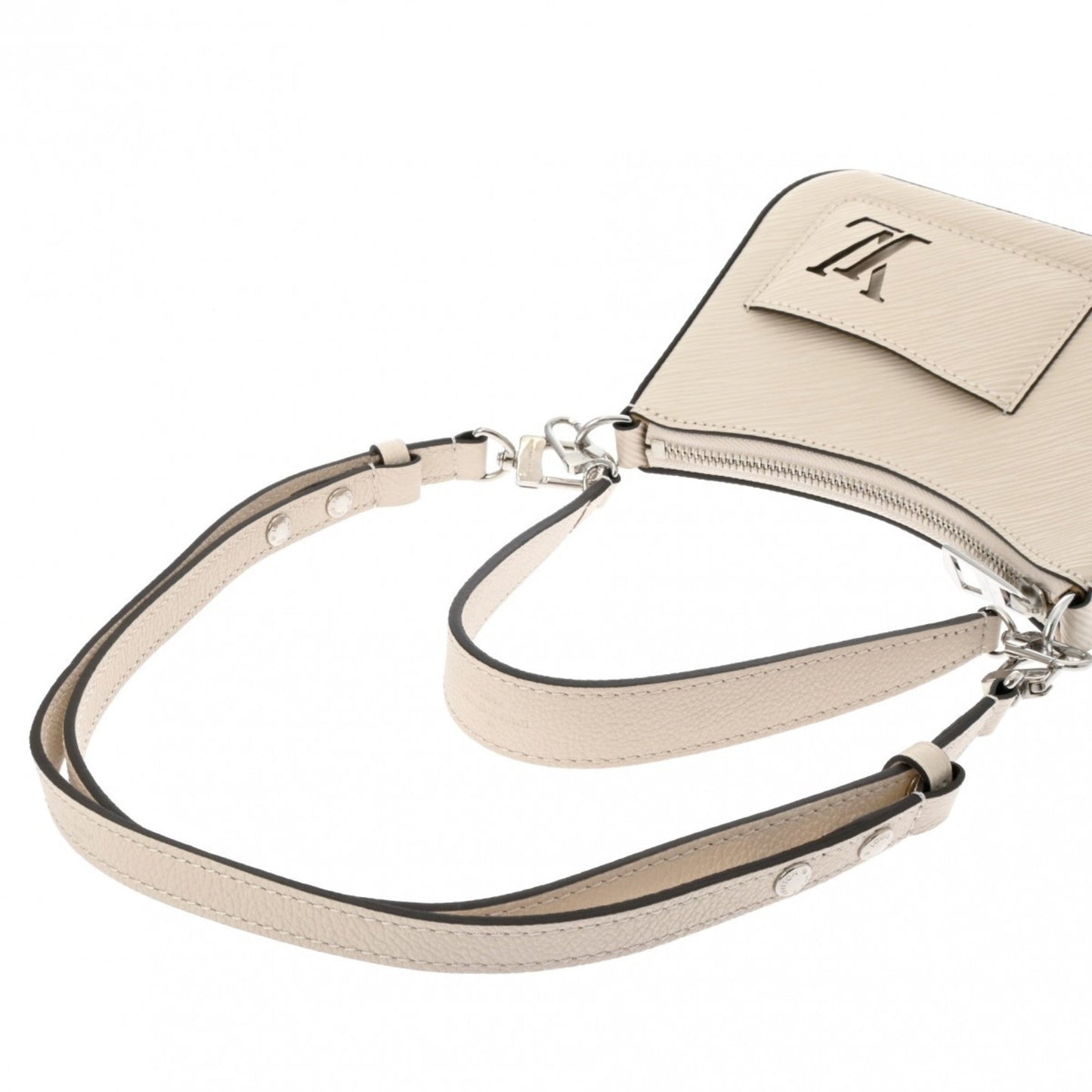 Louis Vuitton Beige Epi Leather Pouch Shoulder Bag