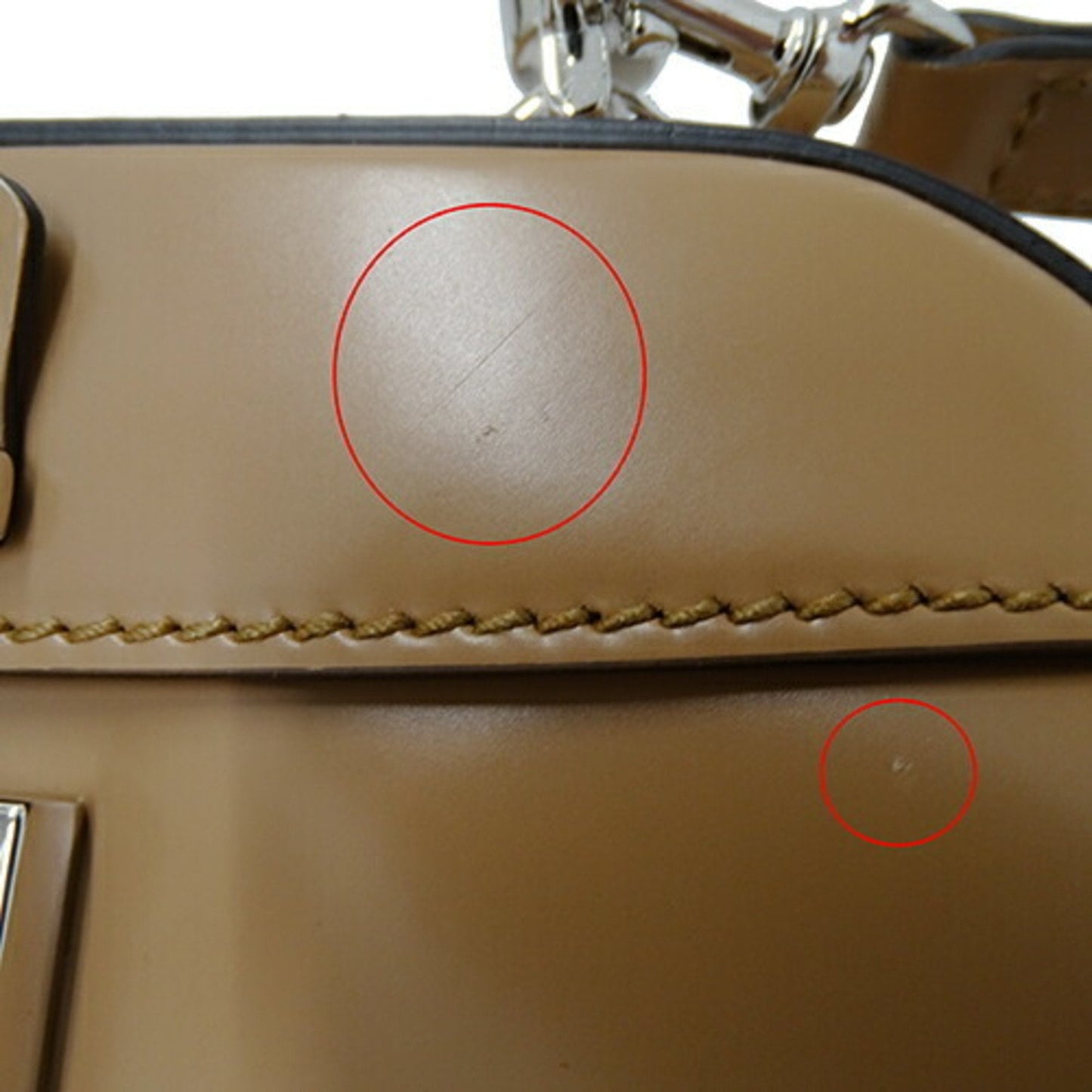 Gucci Beige Leather Handbag Shoulder Bag