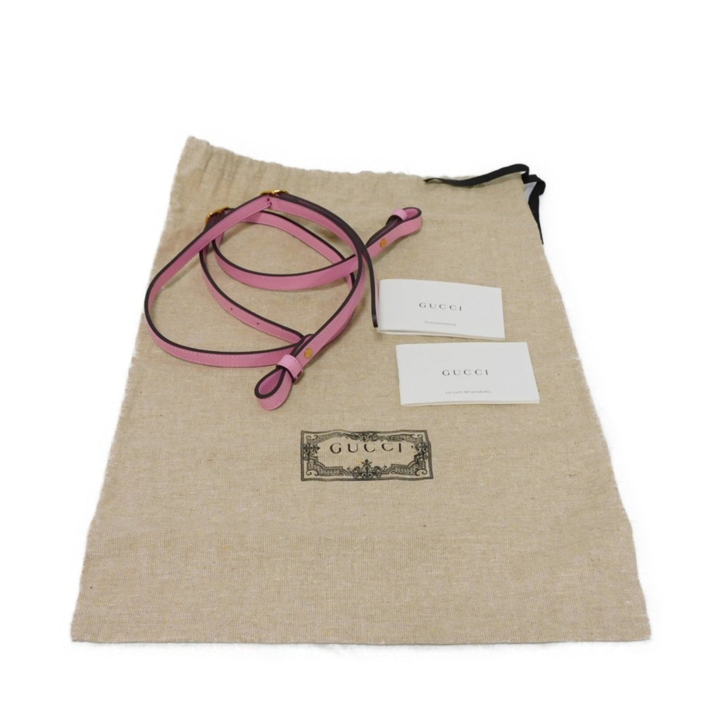 Gucci Pink Leather Handbag Shoulder Bag
