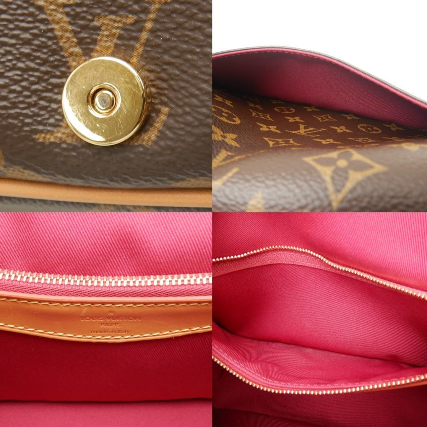 Louis Vuitton Fuchsia Pvc Shoulder Bag