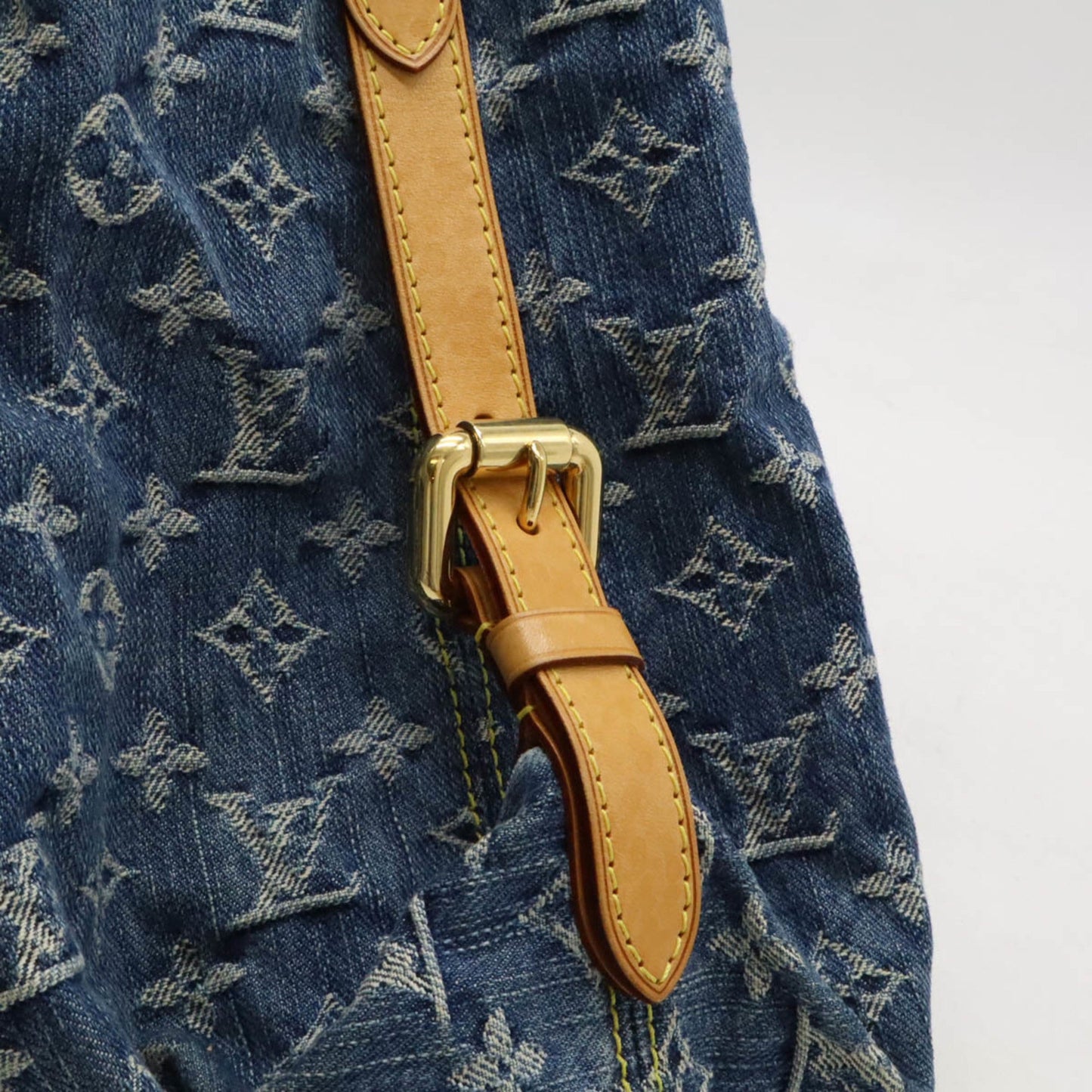 Louis Vuitton Monogram Denim Blue Monogram Denim Handbag Shoulder Bag Tote Bag