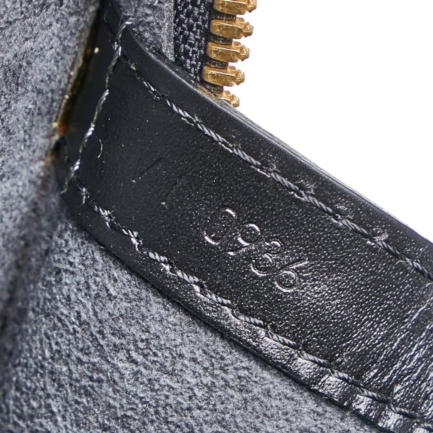 Louis Vuitton Black Noir Leather Shoulder Bag Tote Bag