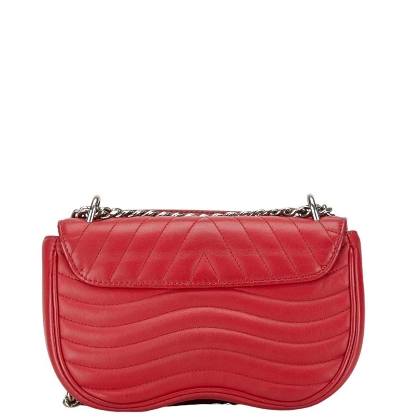 Louis Vuitton Red Color Leather Handbag Shoulder Bag