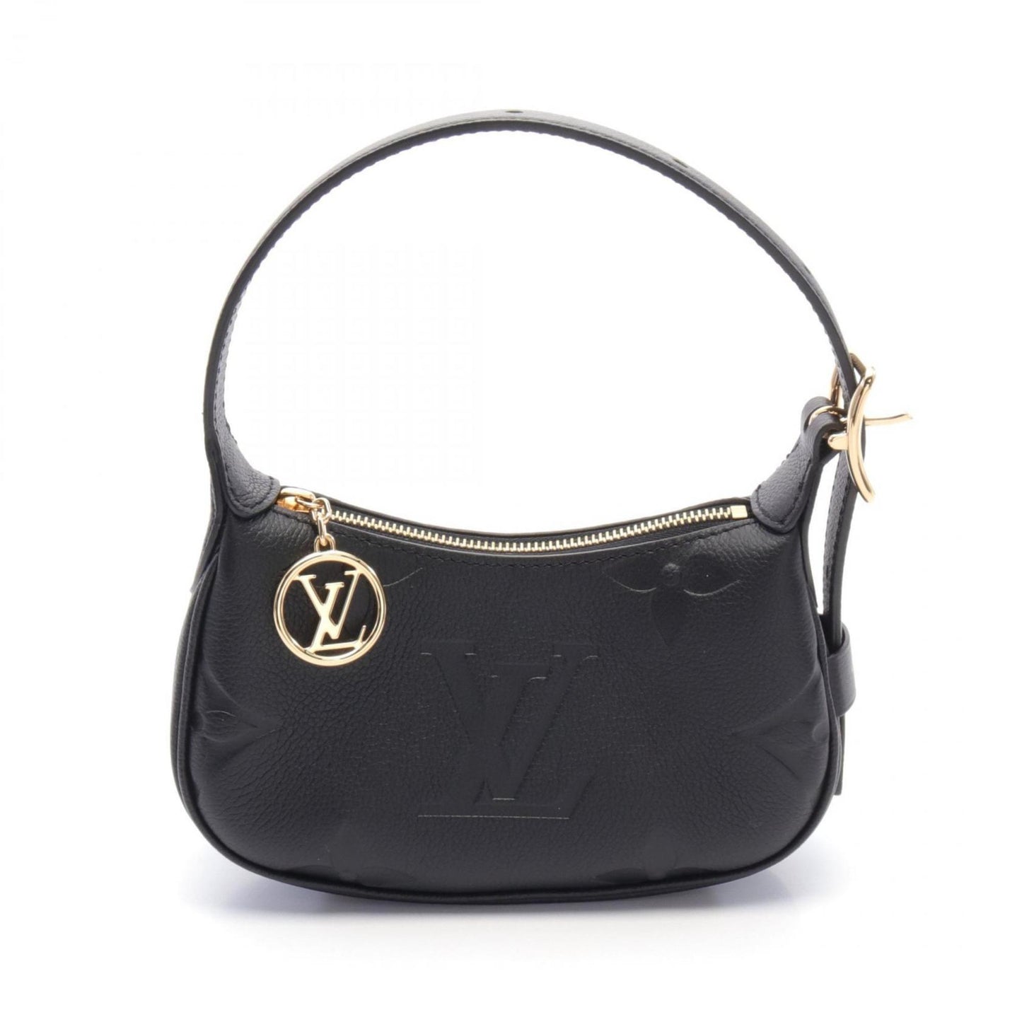 Louis Vuitton Black Noir Monogram Empreinte Shoulder Bag ()