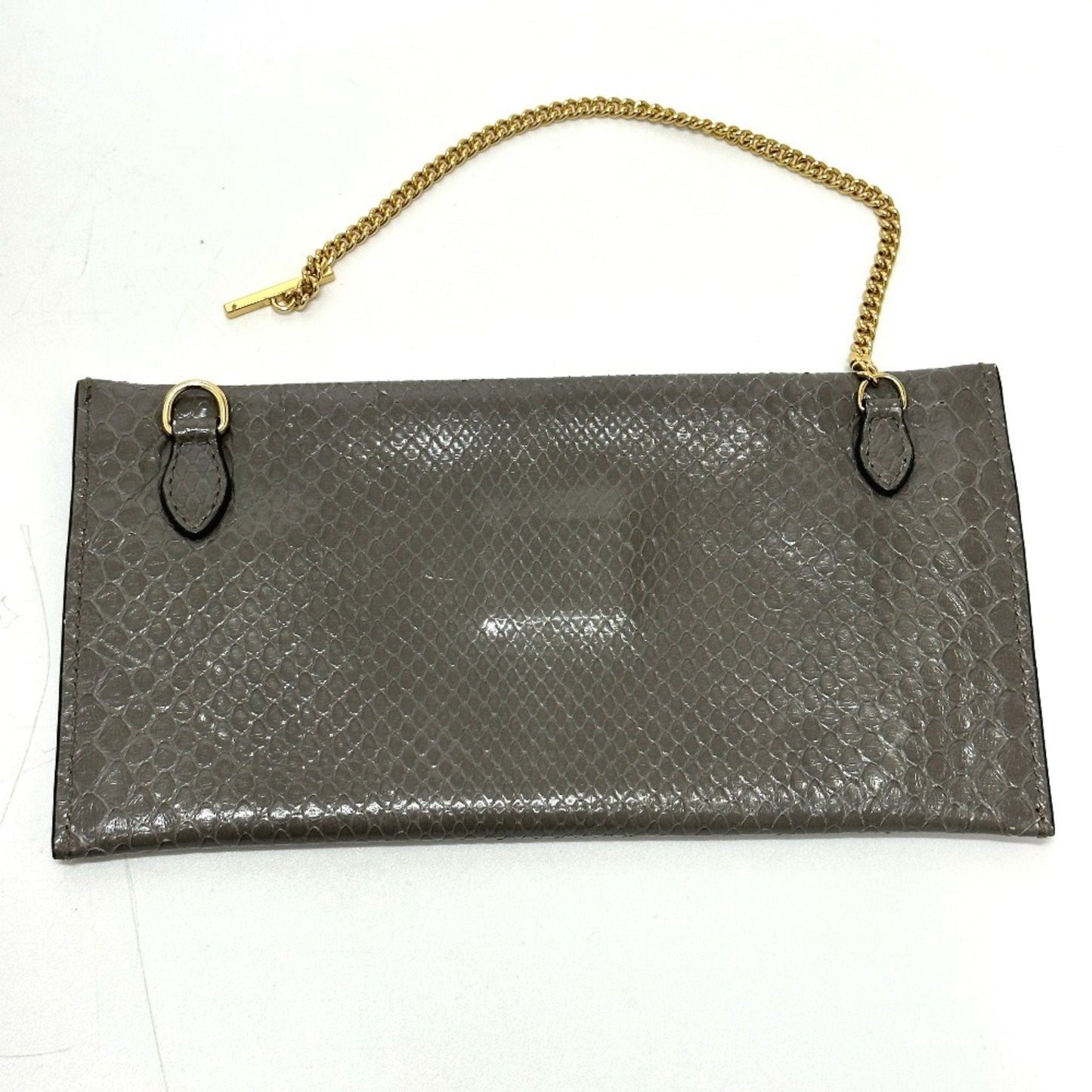Gucci Gray Leather Tote Bag