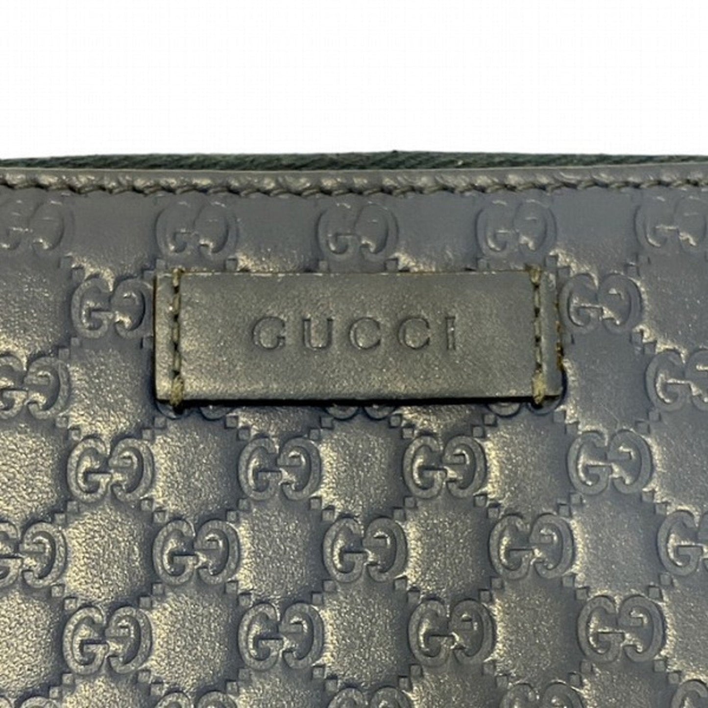 Gucci Blue Leather Coin Purse/Coin Case