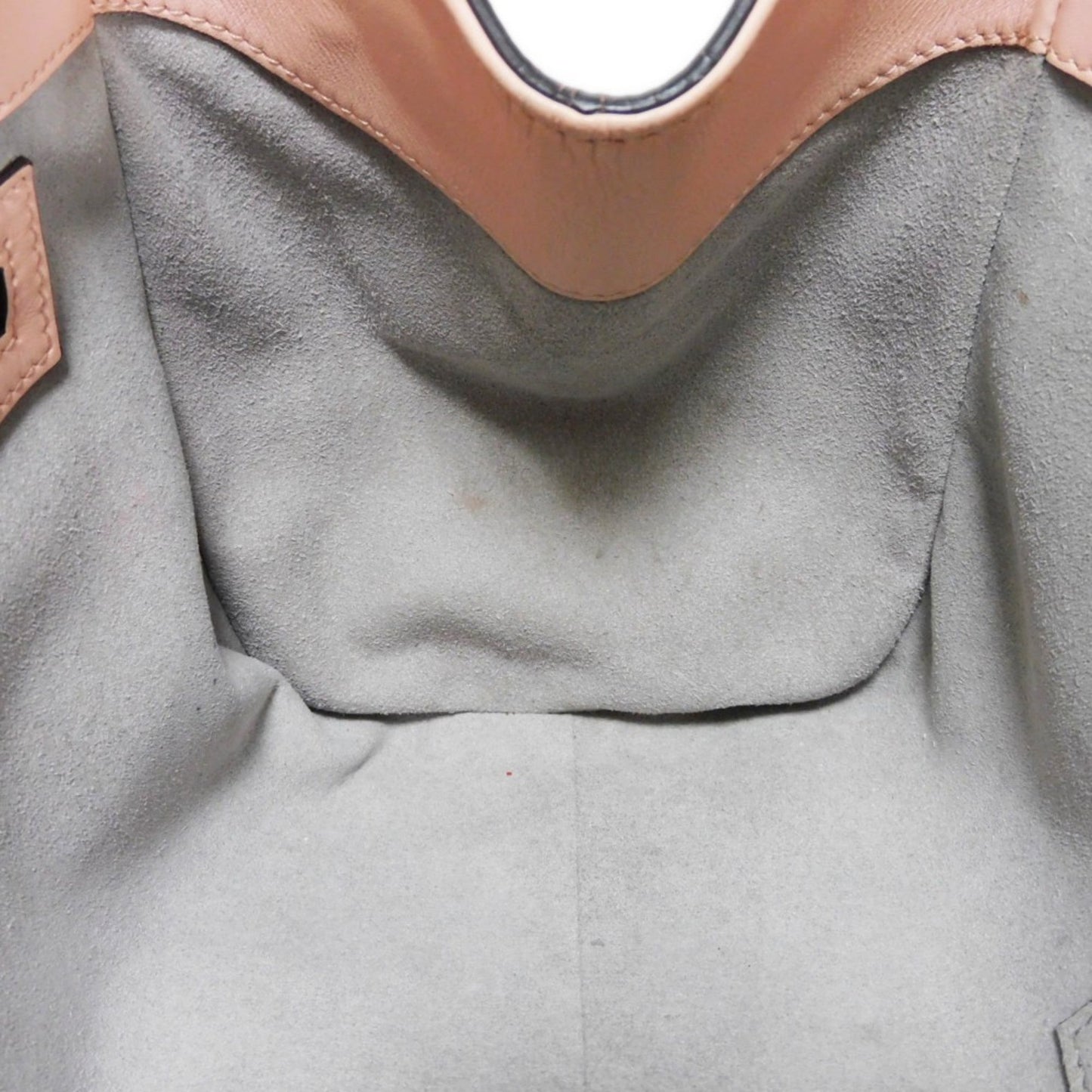 Gucci Light Pink Bamboo Leather Handbag