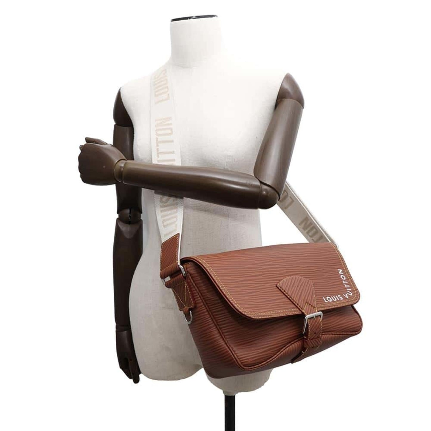 Louis Vuitton Brown Epi Leather Shoulder Bag