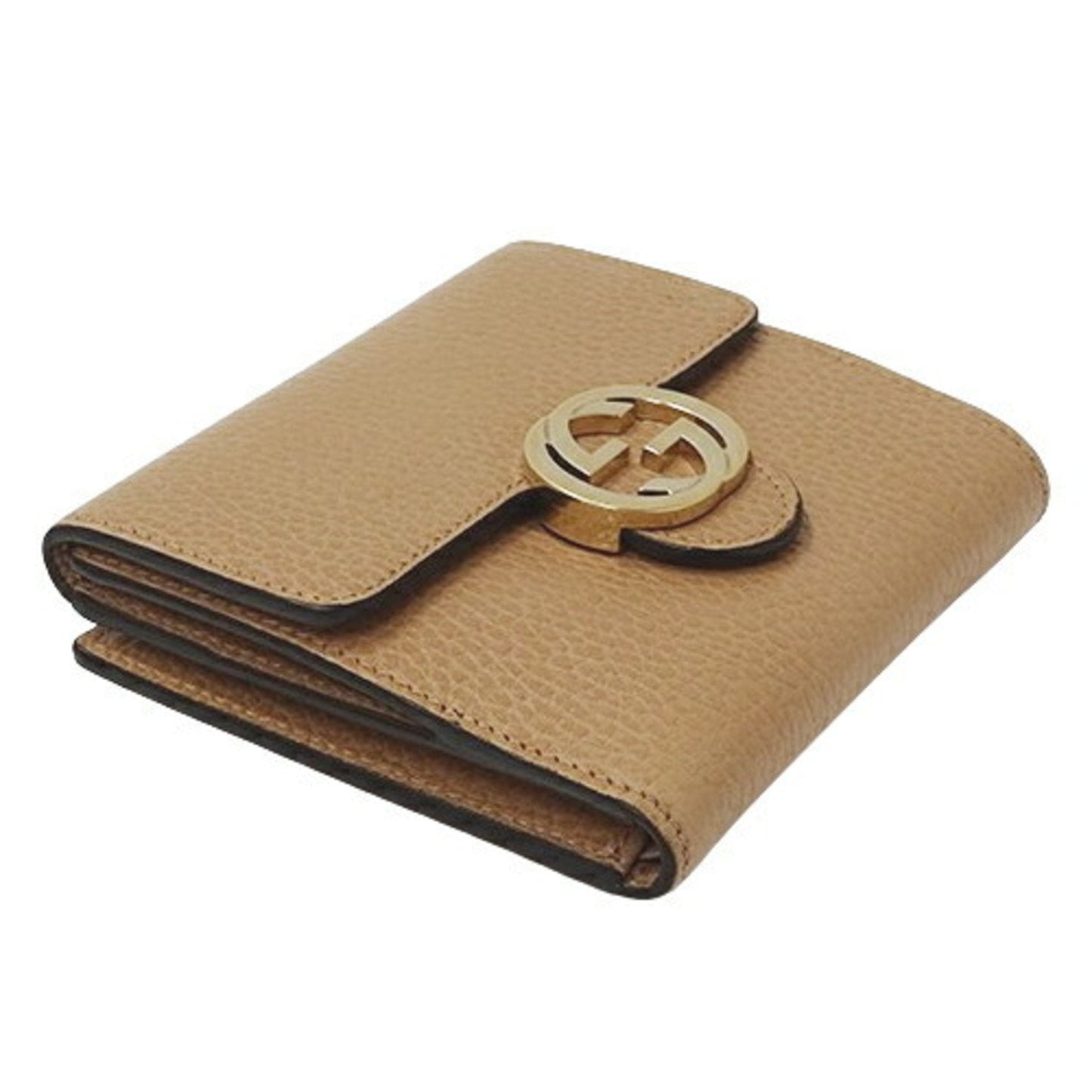 Gucci Beige Leather Wallet (Bi-Fold)