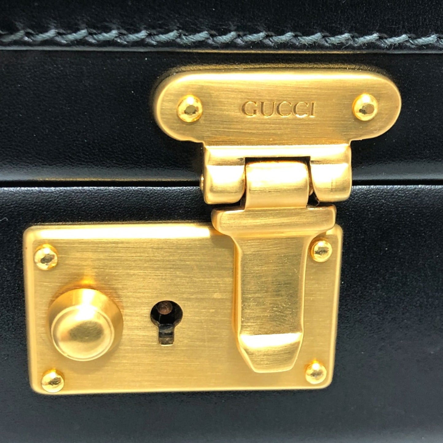 Gucci Black Leather Handbag