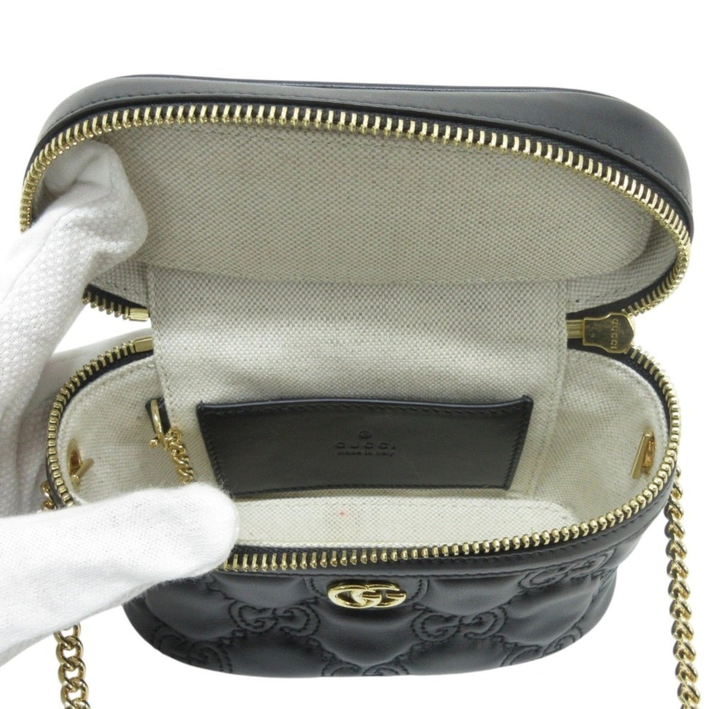 Gucci Black Gold Shoulder Bag