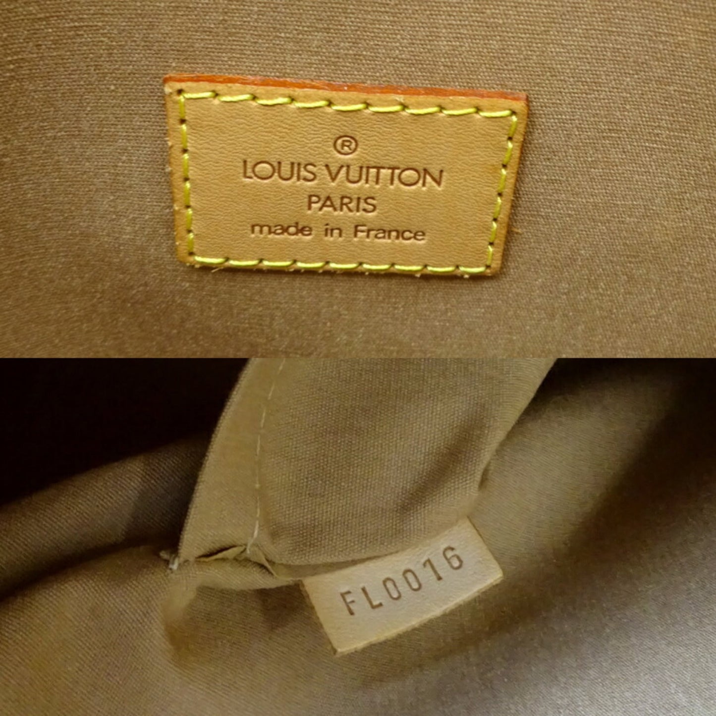 Louis Vuitton Vernis Beige Monogram Vernis Shoulder Bag