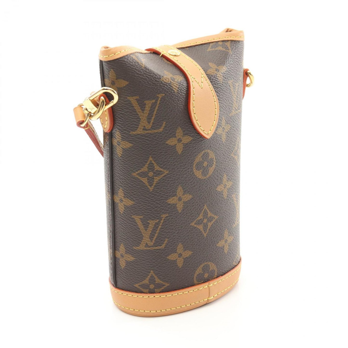 Louis Vuitton Brown Monogram Pvc Coated Canvas Leather Shoulder Bag