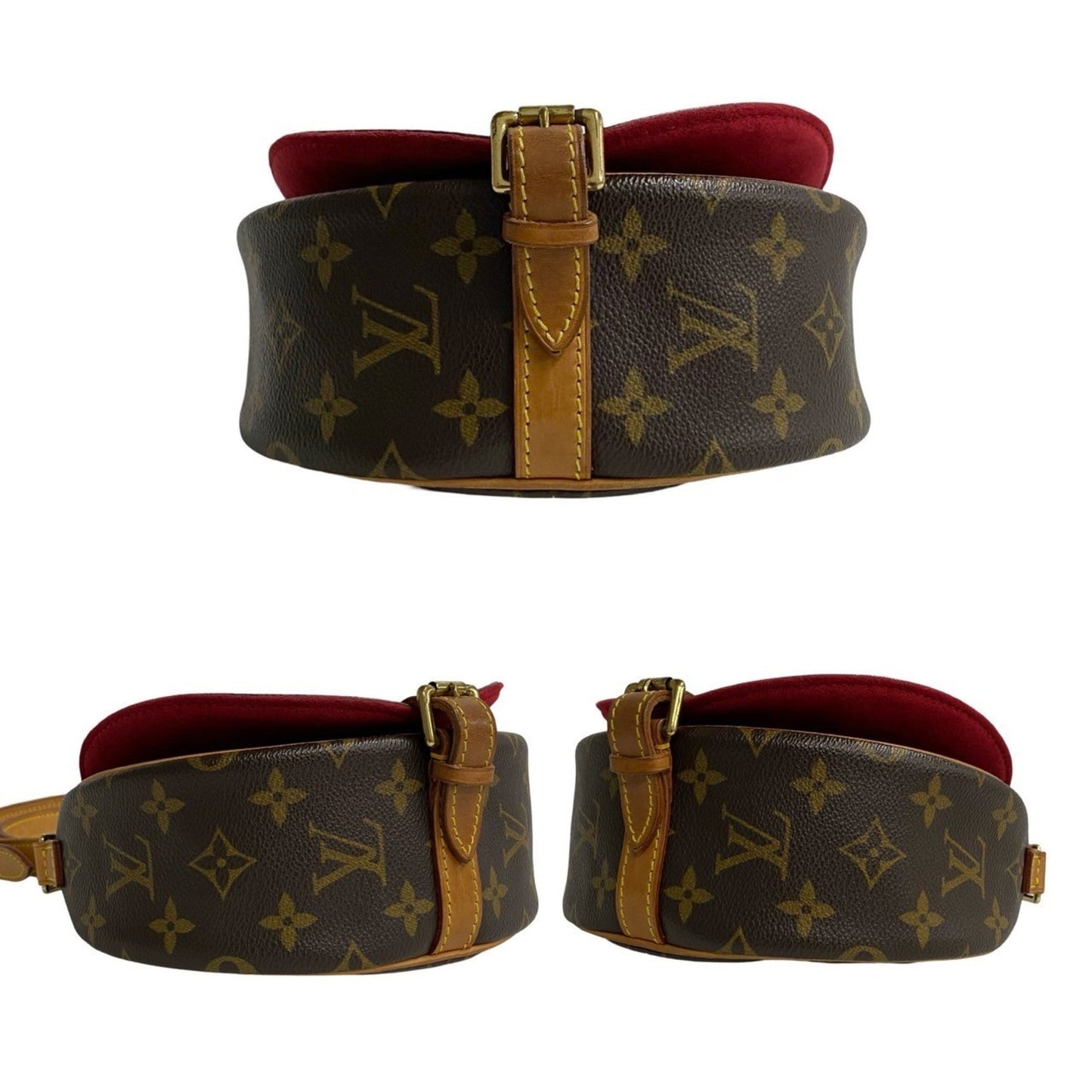 Louis Vuitton Brown Leather Pvc Pochette Shoulder Bag
