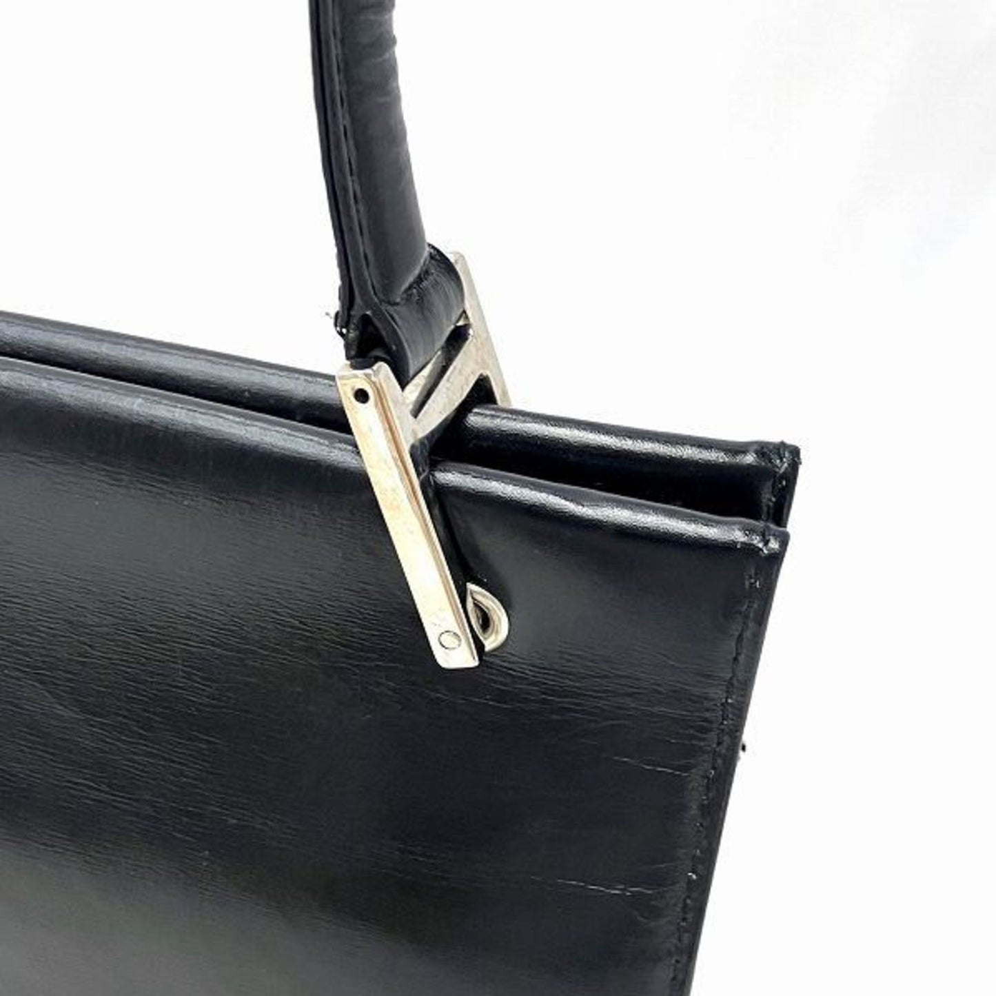 Gucci Black Leather Handbag Shoulder Bag