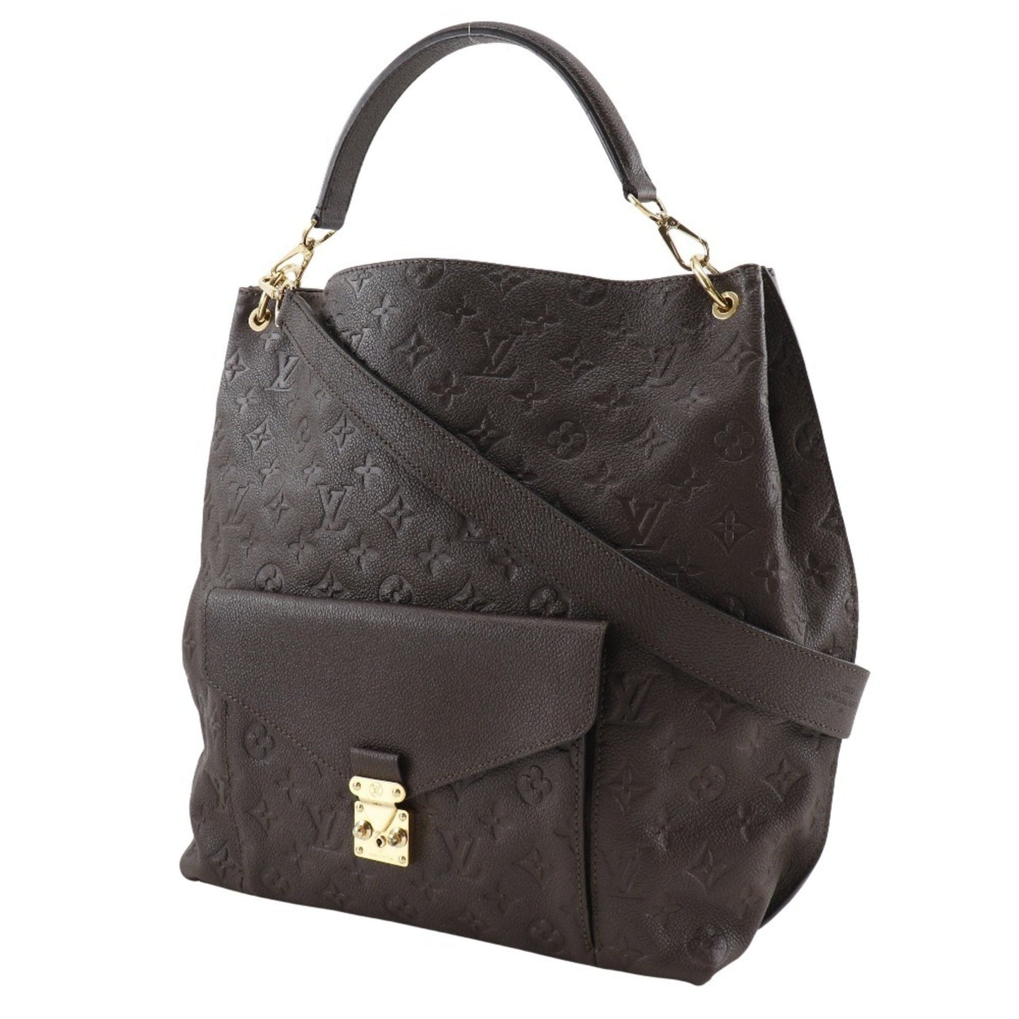 Louis Vuitton Brown Earth Monogram Empreinte Shoulder Bag