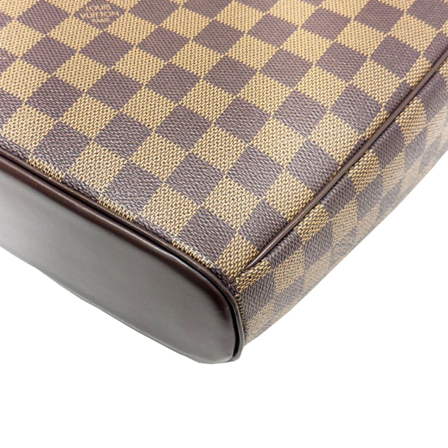 Louis Vuitton Brown Pvc Leather Shoulder Bag