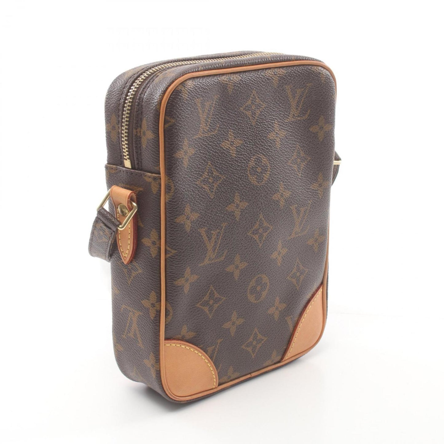Louis Vuitton Brown Pvc Leather Shoulder Bag