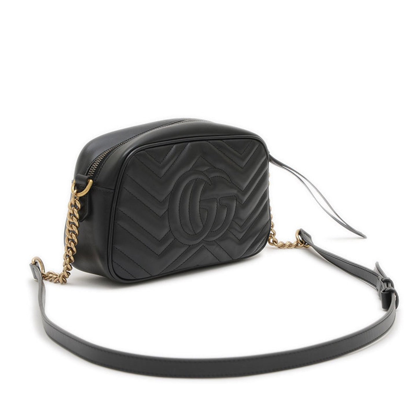 Gucci Black Leather Shoulder Bag