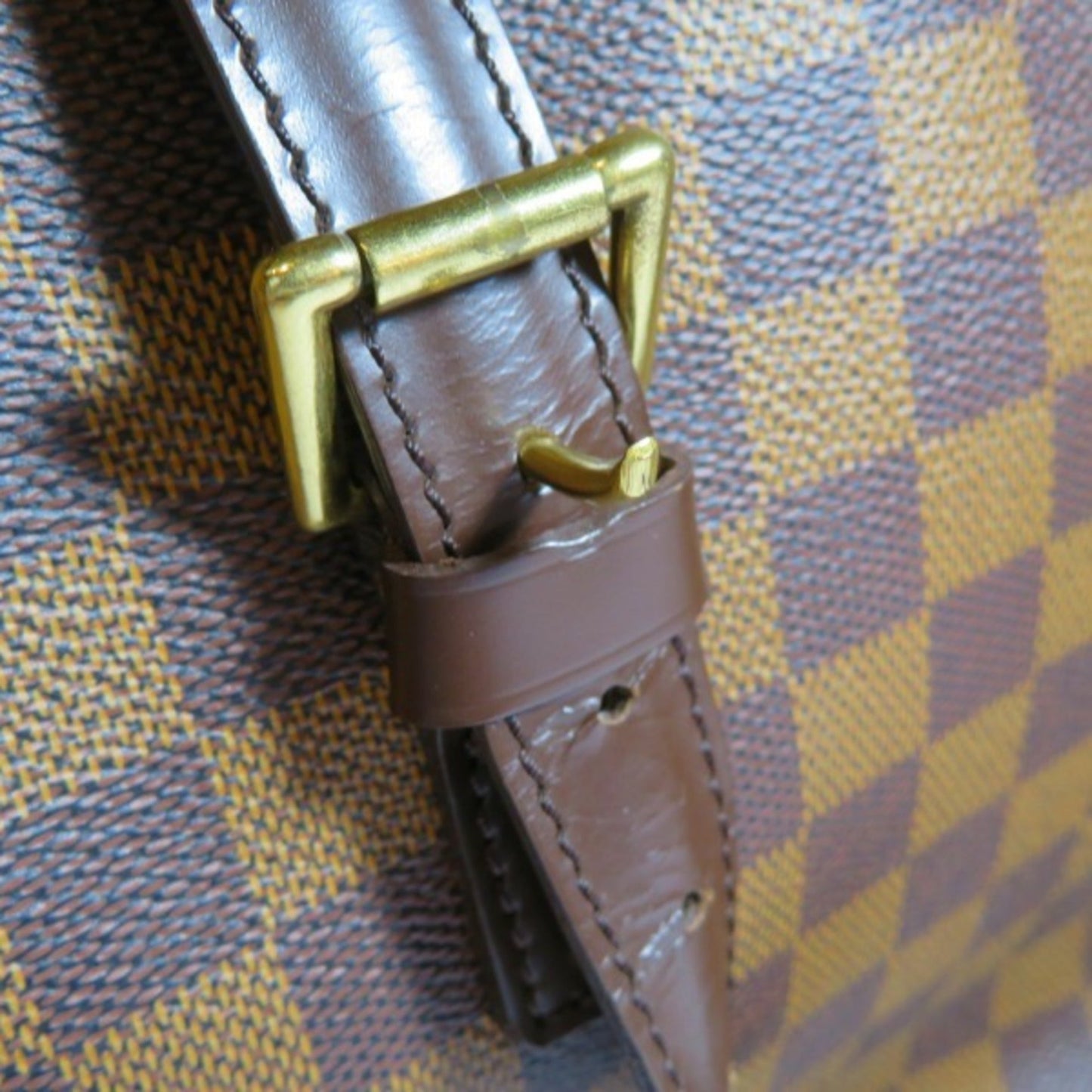 Louis Vuitton Brown Damier Canvas Shoulder Bag Tote Bag