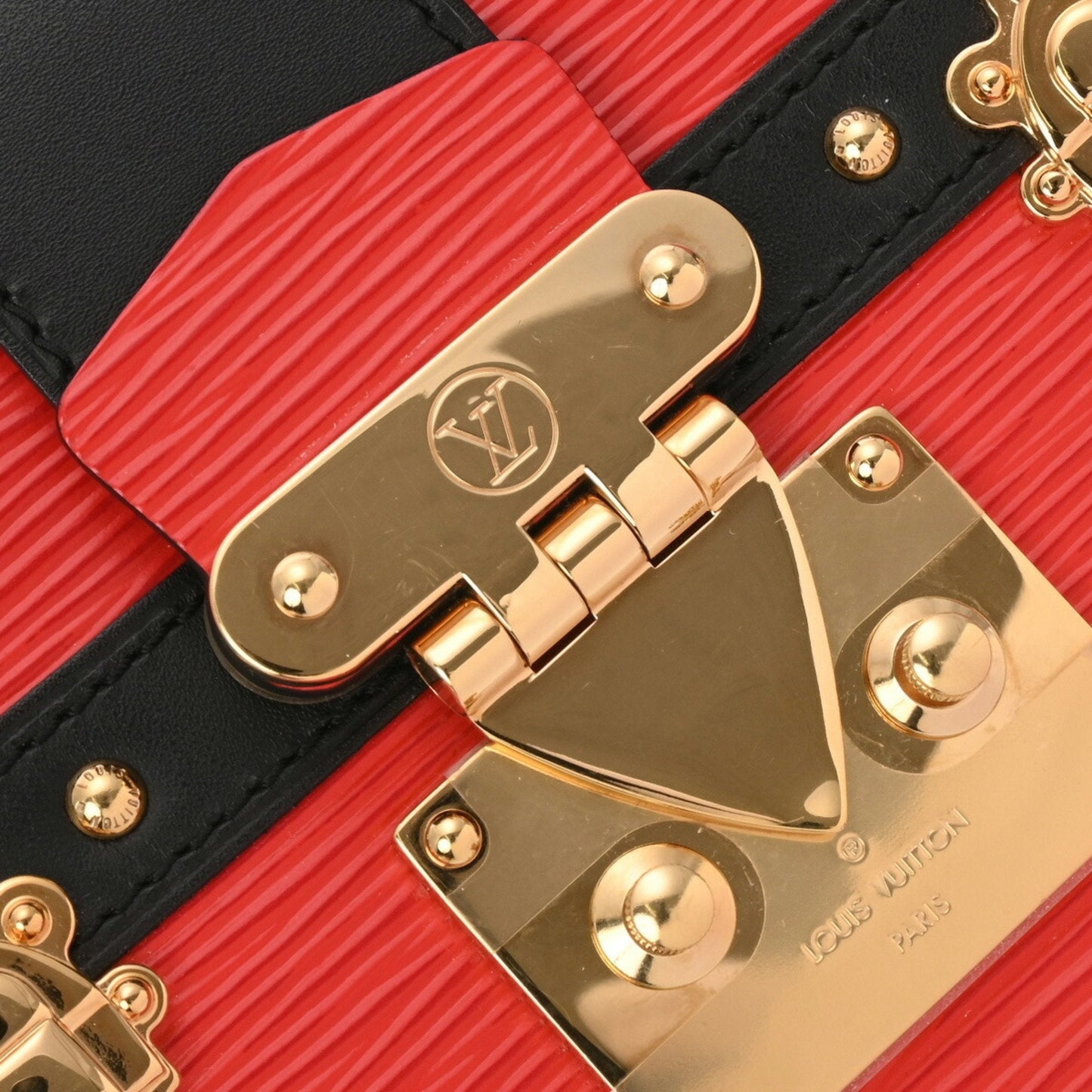 Louis Vuitton Noir Rouge Epi Leather Shoulder Bag
