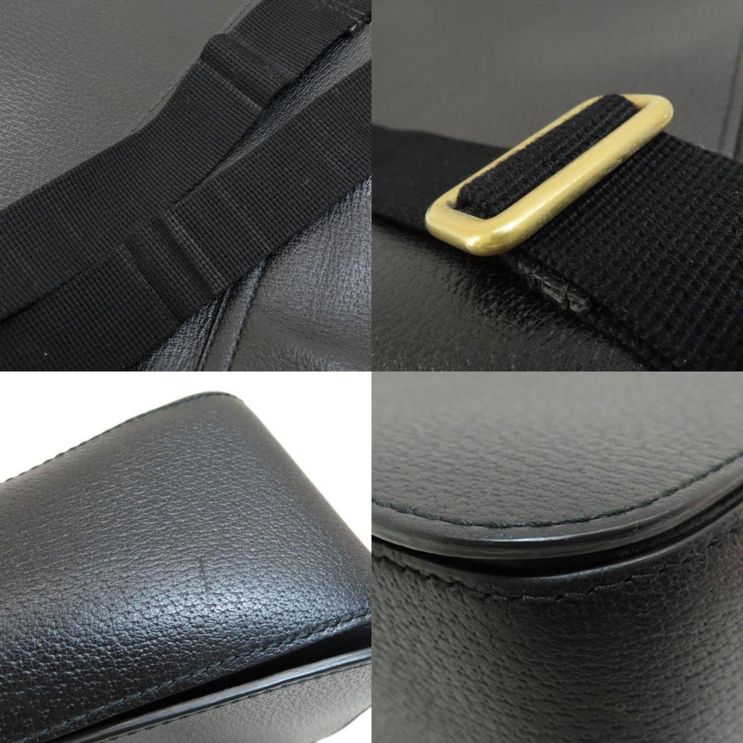 Gucci Black Leather Shoulder Bag