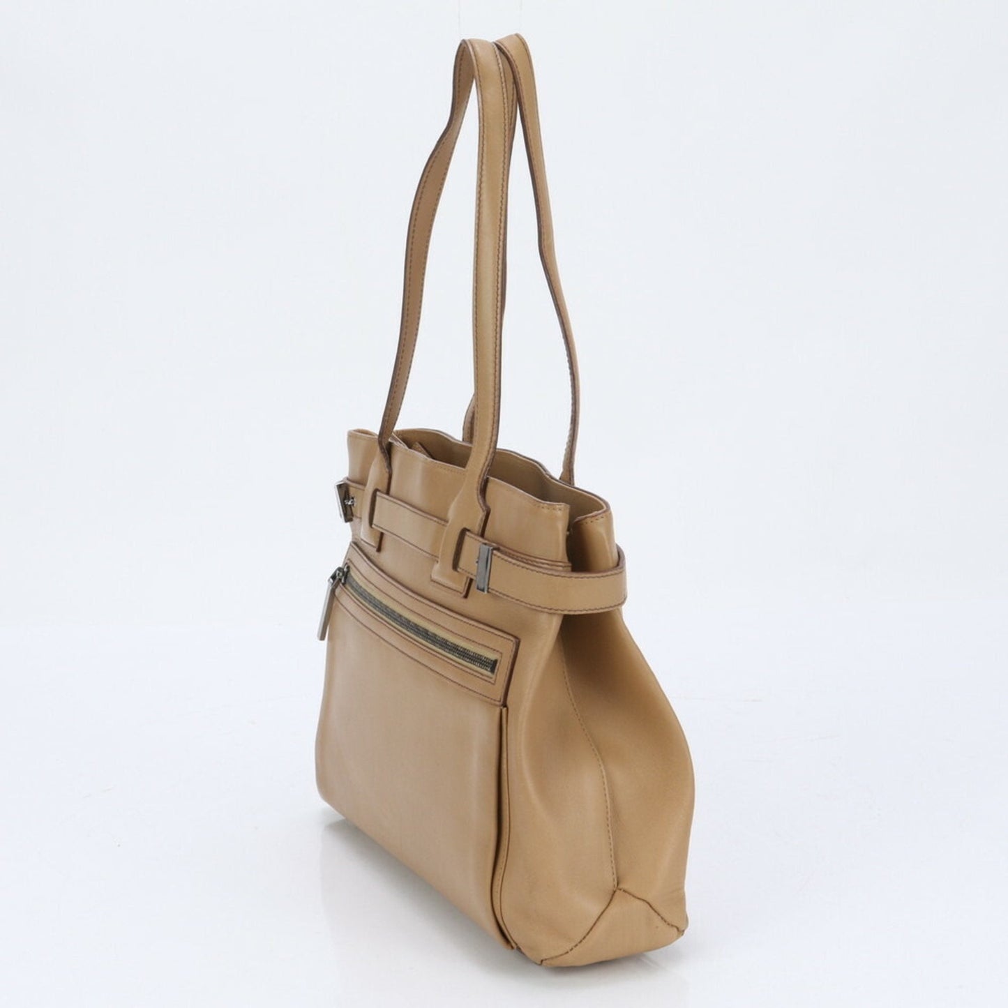 Gucci Light Brown Leather Shoulder Bag