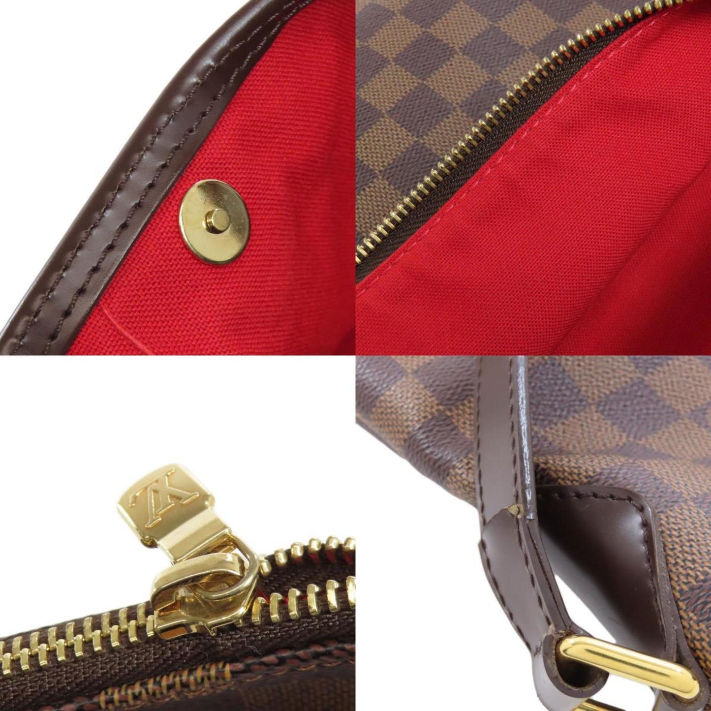Louis Vuitton Damier Damier Canvas Ebene Damier Canvas Shoulder Bag