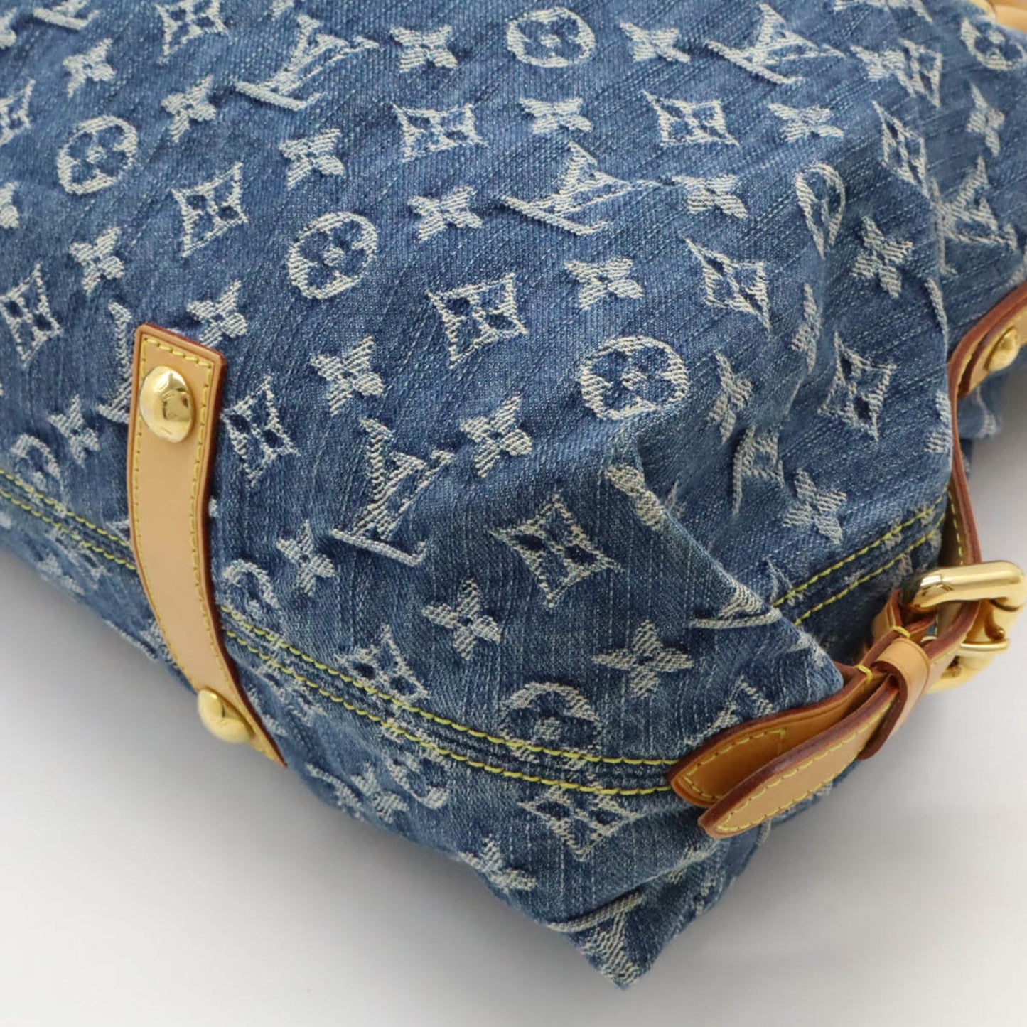 Louis Vuitton Monogram Denim Blue Monogram Denim Handbag Shoulder Bag Tote Bag