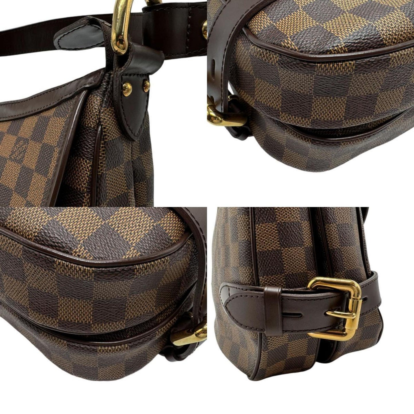 Louis Vuitton Ebene Damier Canvas Shoulder Bag