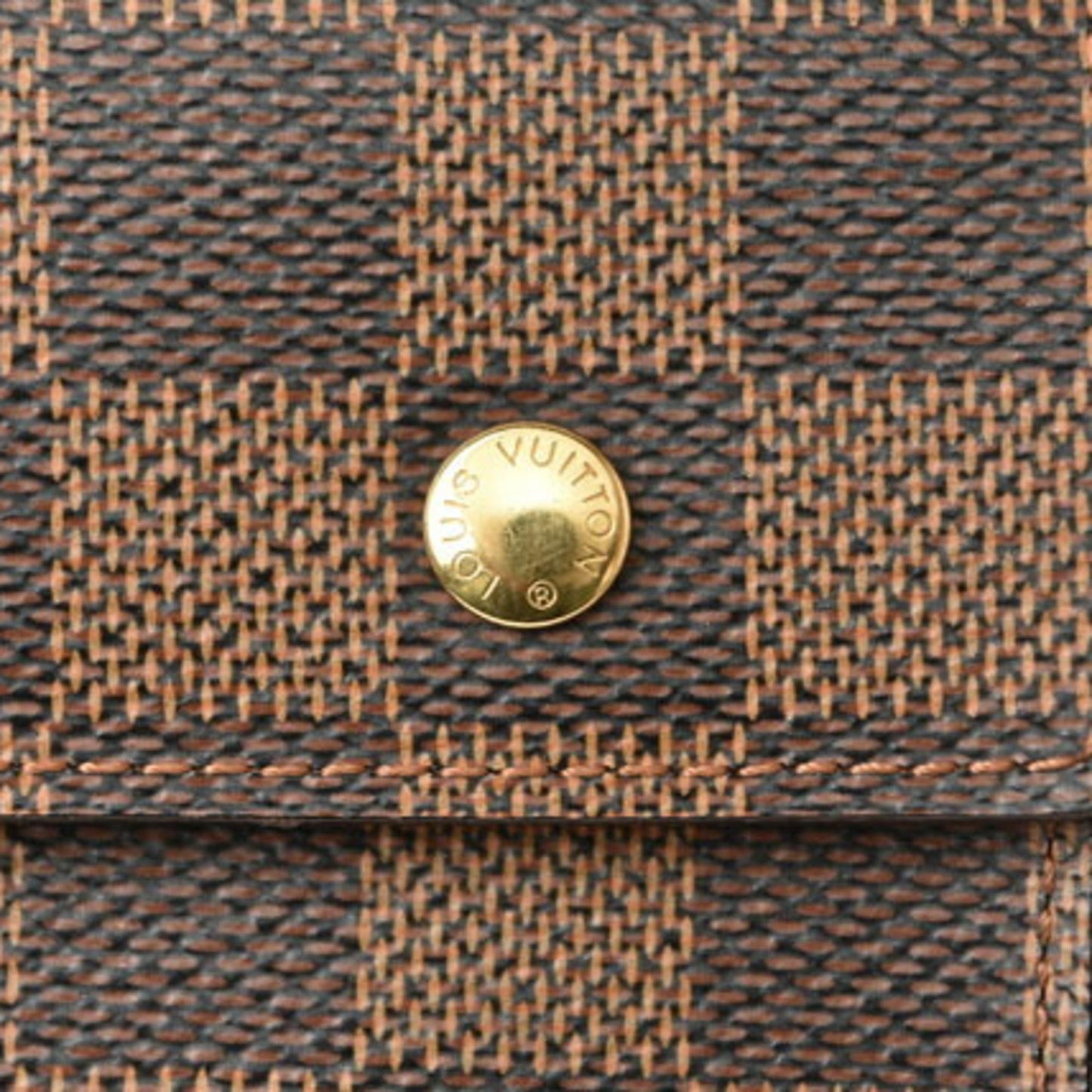 Louis Vuitton Damier Damier Canvas Damier Canvas Chain/Shoulder Wallet