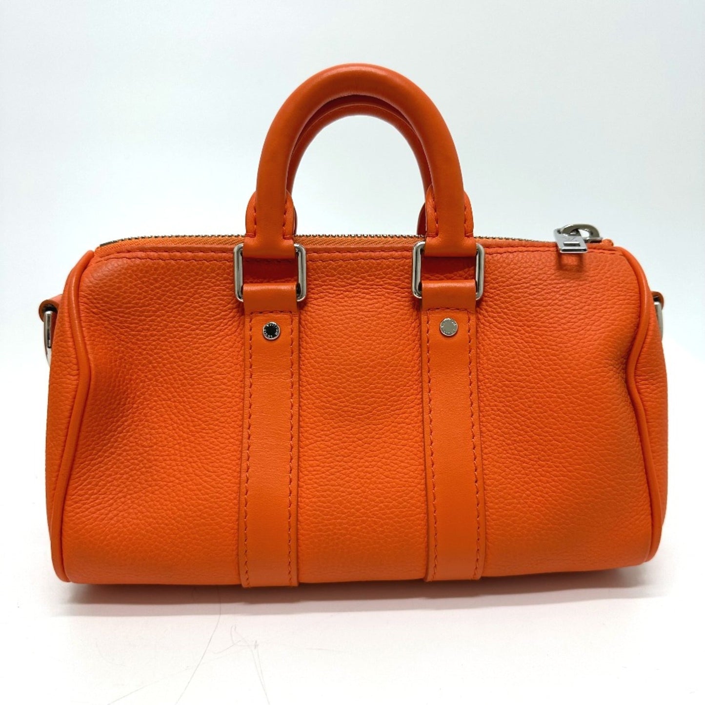 Louis Vuitton Orange Leather Shoulder Bag