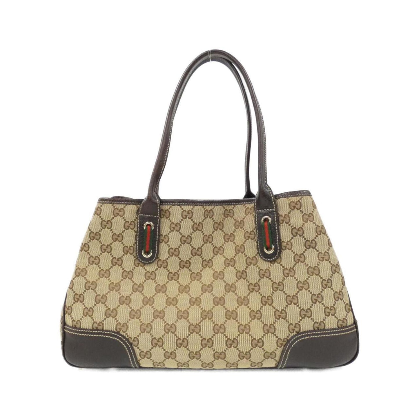 Gucci Beige Brown Gg Canvas Handbag