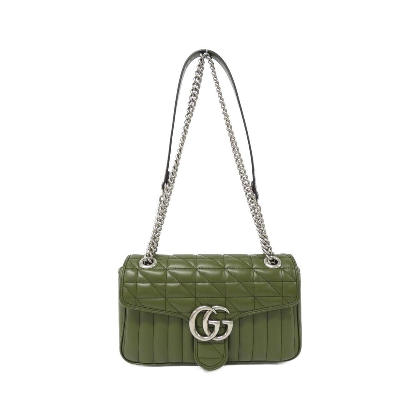 Gucci Green Leather Shoulder Bag