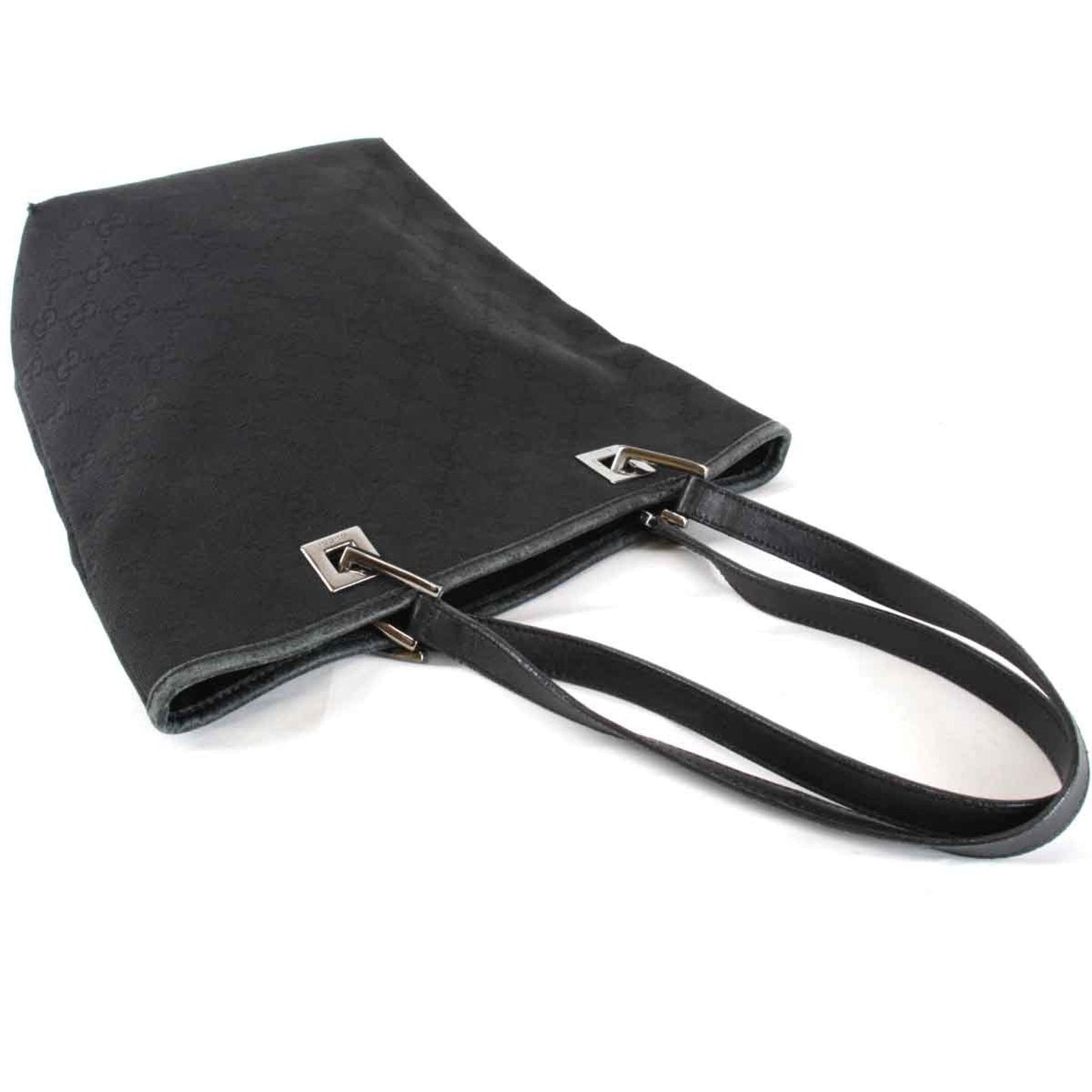 Gucci Gg Canvas Black Gg Canvas Tote Bag
