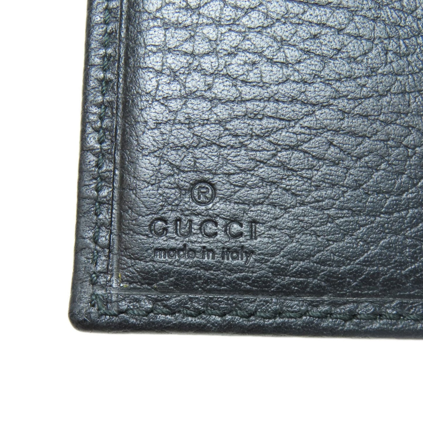 Gucci Black Leather Wallet (Tri-Fold)