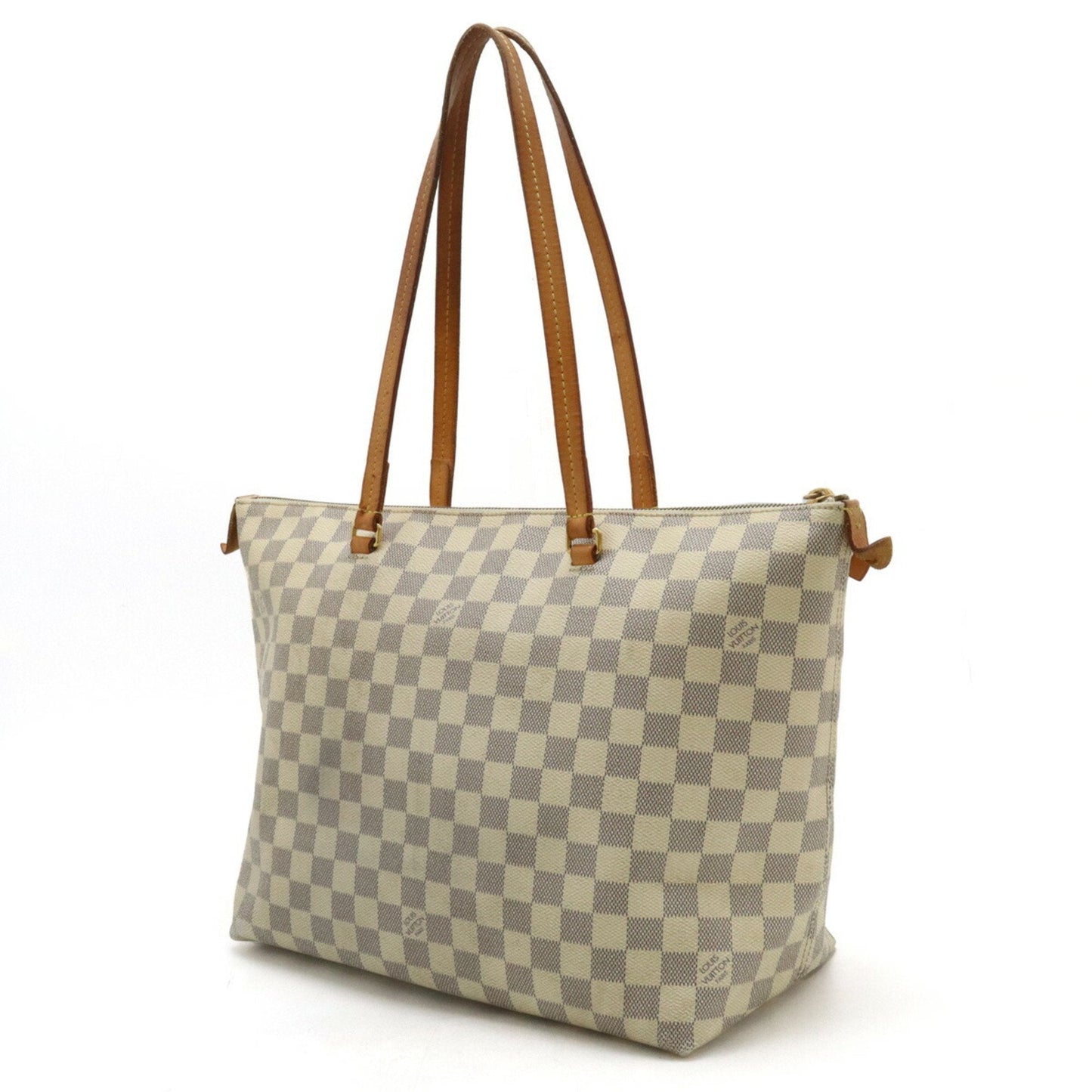 Louis Vuitton Black Damier Azur Shoulder Bag Tote Bag