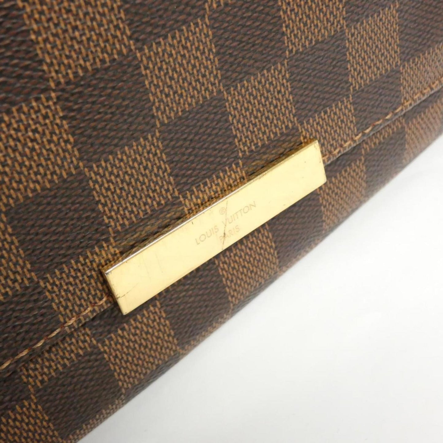 Louis Vuitton Brown Ebene Coated Canvas Shoulder Bag