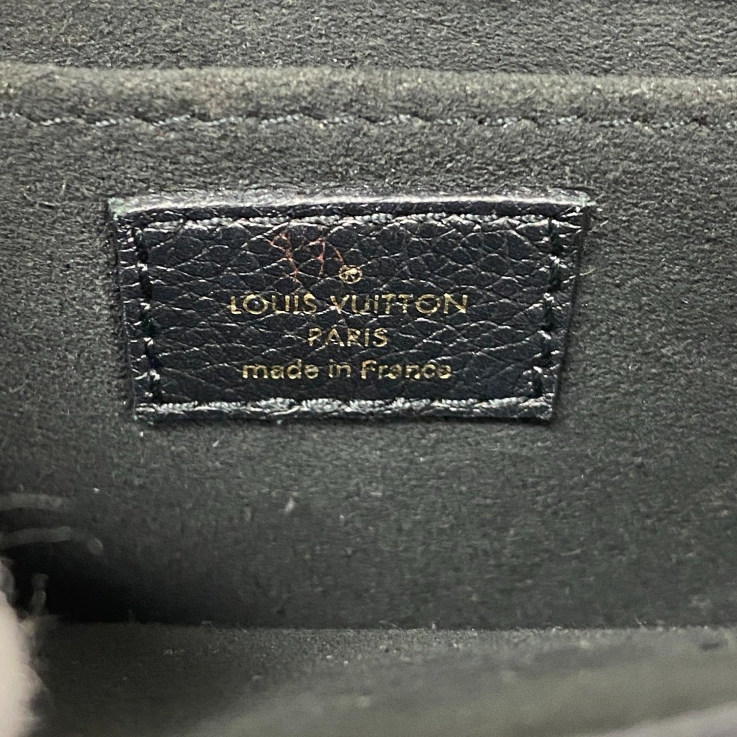 Louis Vuitton Monogram Navy Leather Shoulder Bag