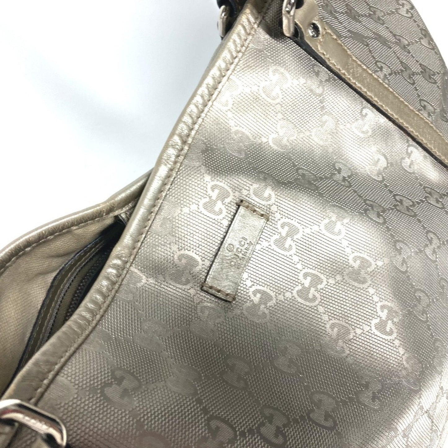 Gucci Gg Imprimé Beige Gold Gg Imprimé Shoulder Bag Tote Bag
