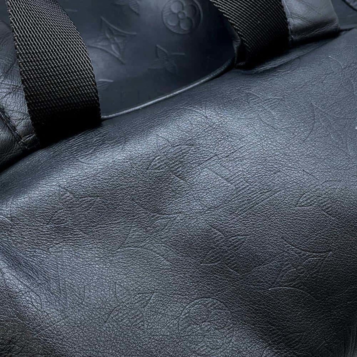 Louis Vuitton Black Noir Monogram Shadow Backpack