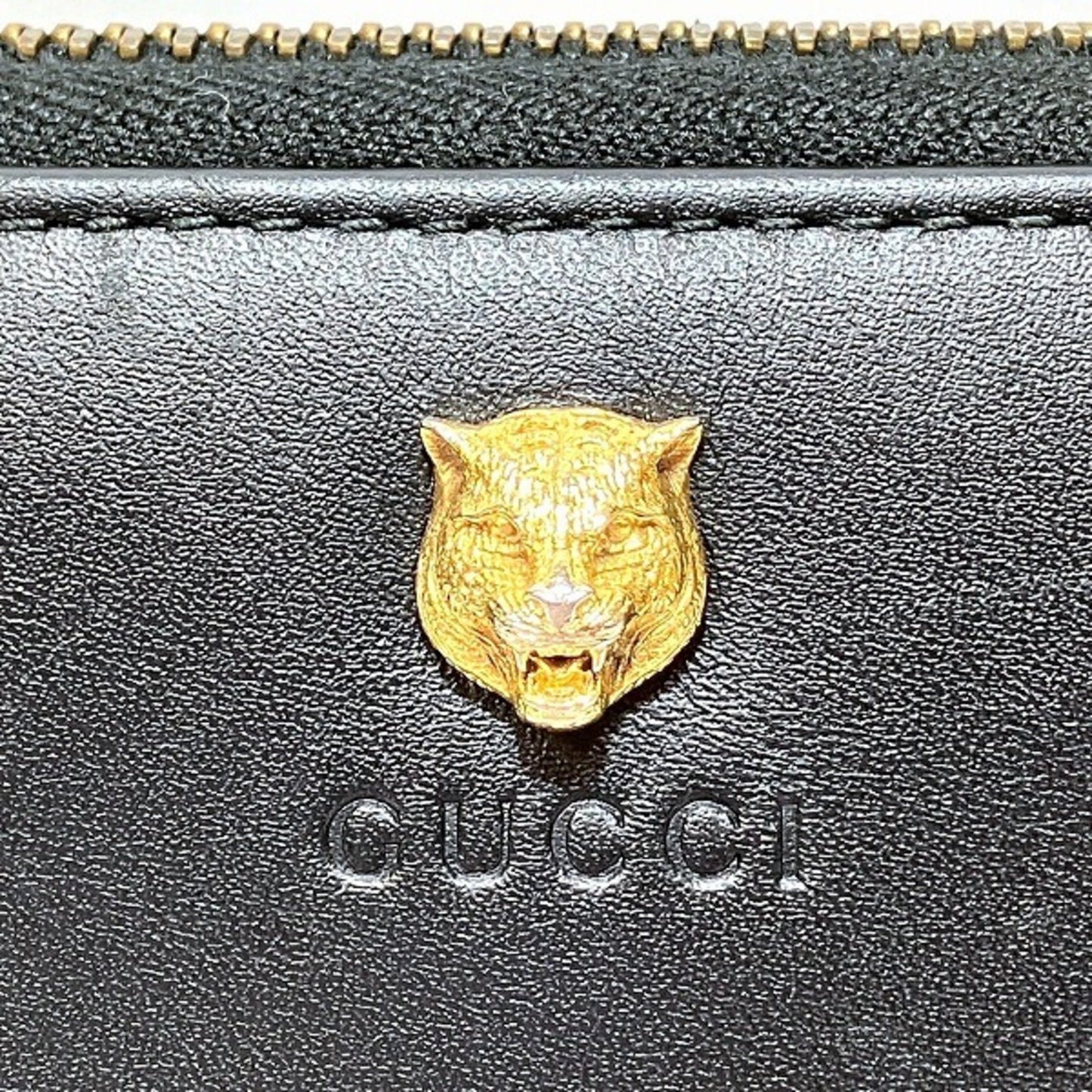 Gucci Black Leather Coin Purse/Coin Case