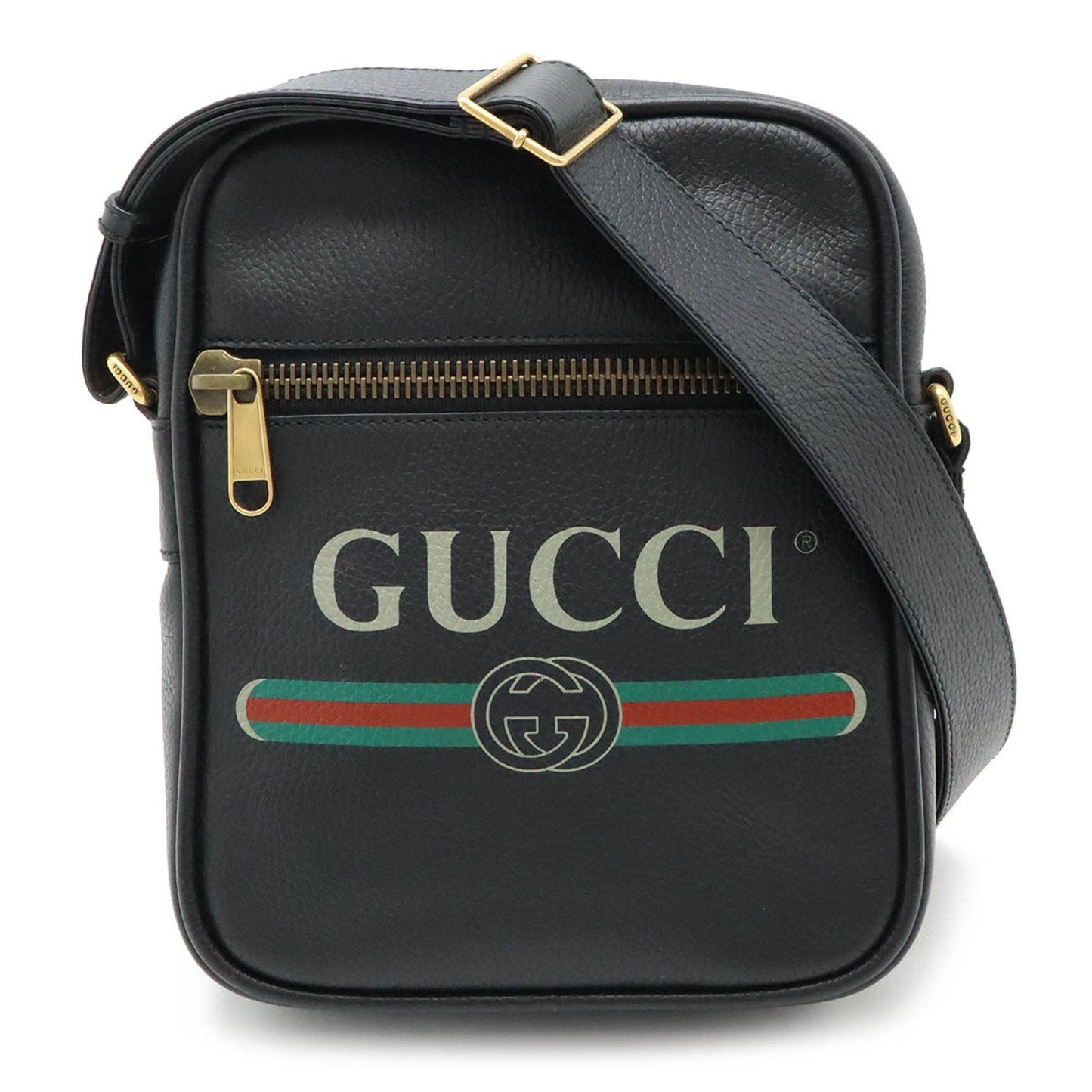 Gucci Black Leather Shoulder Bag