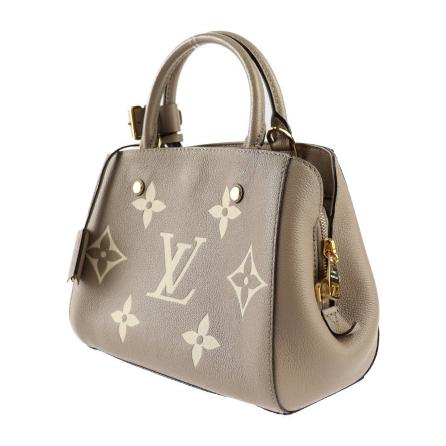 Louis Vuitton Tourterelle Monogram Empreinte Handbag Shoulder Bag Tote Bag