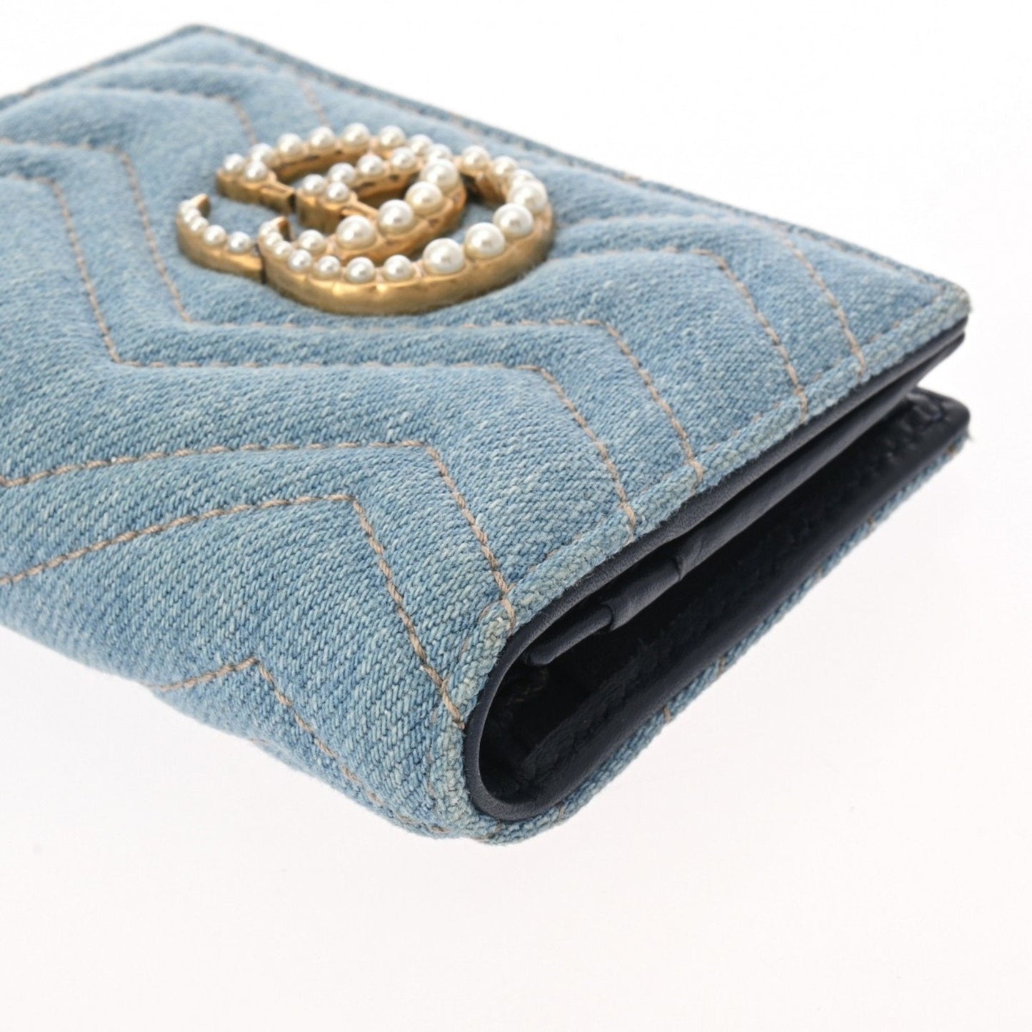 Gucci Blue Denim Wallet (Bi-Fold)