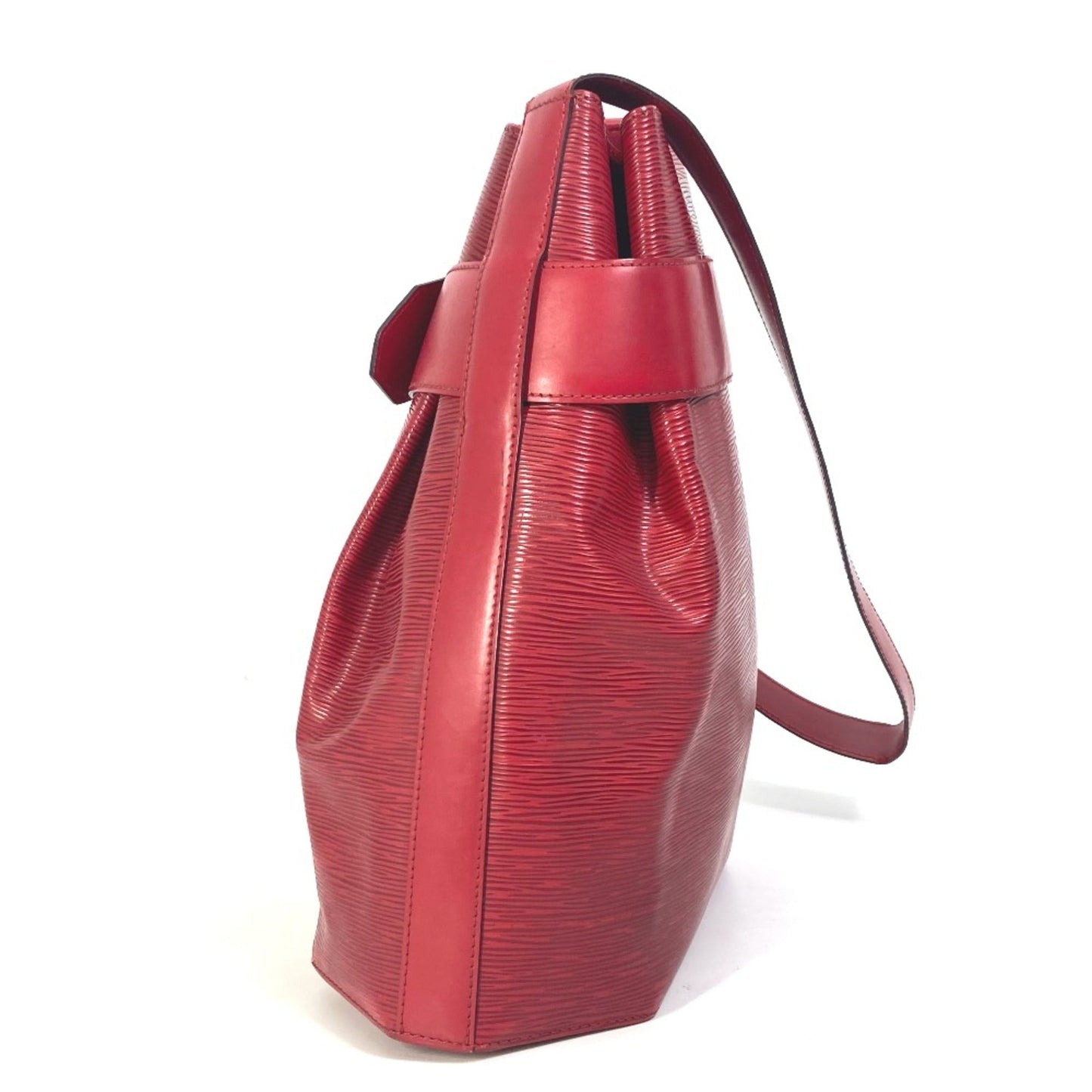 Louis Vuitton Red Leather Shoulder Bag