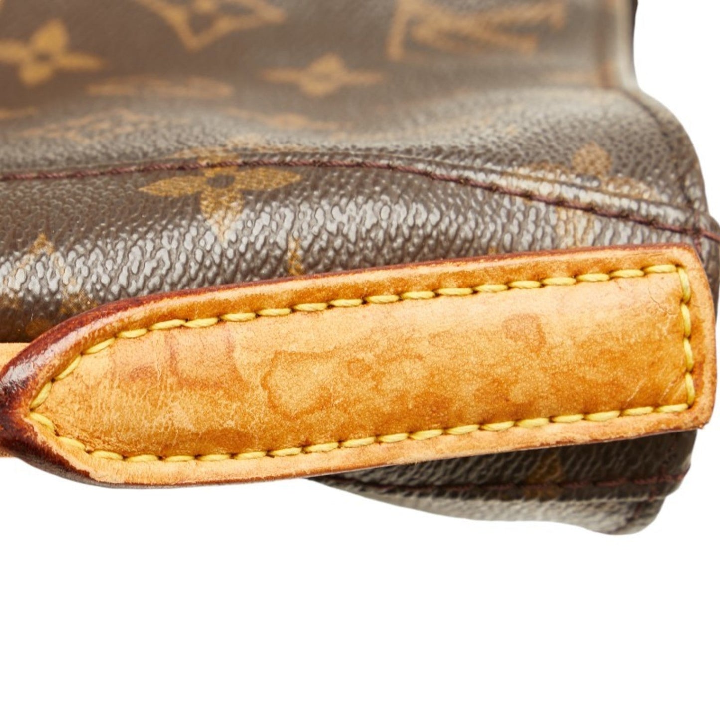 Louis Vuitton Brown Pvc Leather Shoulder Bag
